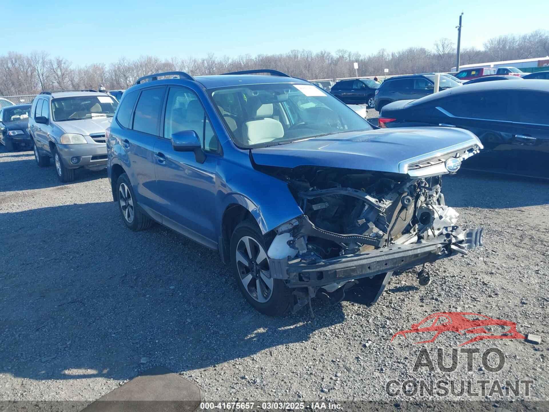 SUBARU FORESTER 2018 - JF2SJAGC3JH583602