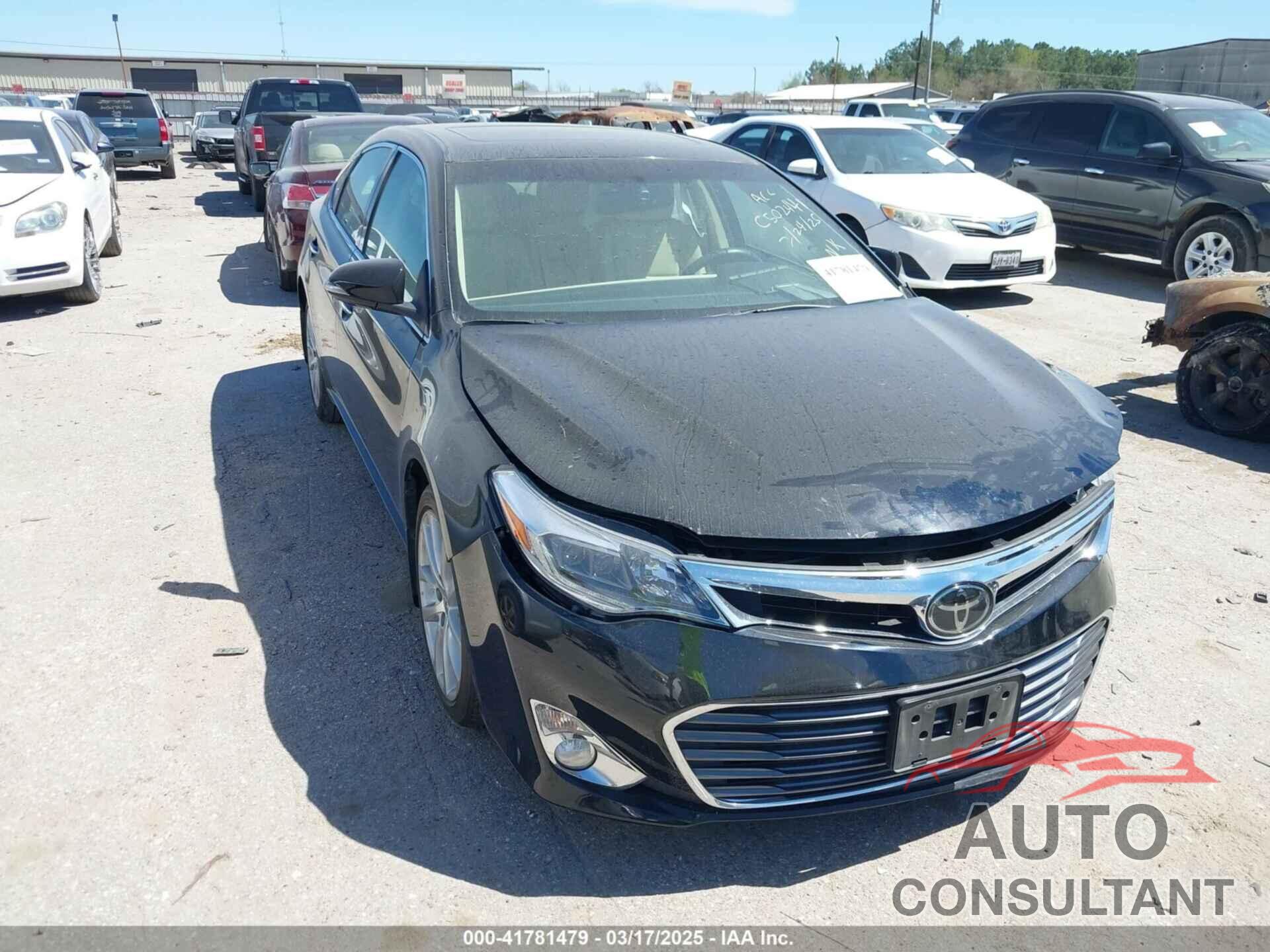 TOYOTA AVALON 2013 - 4T1BK1EB6DU031590