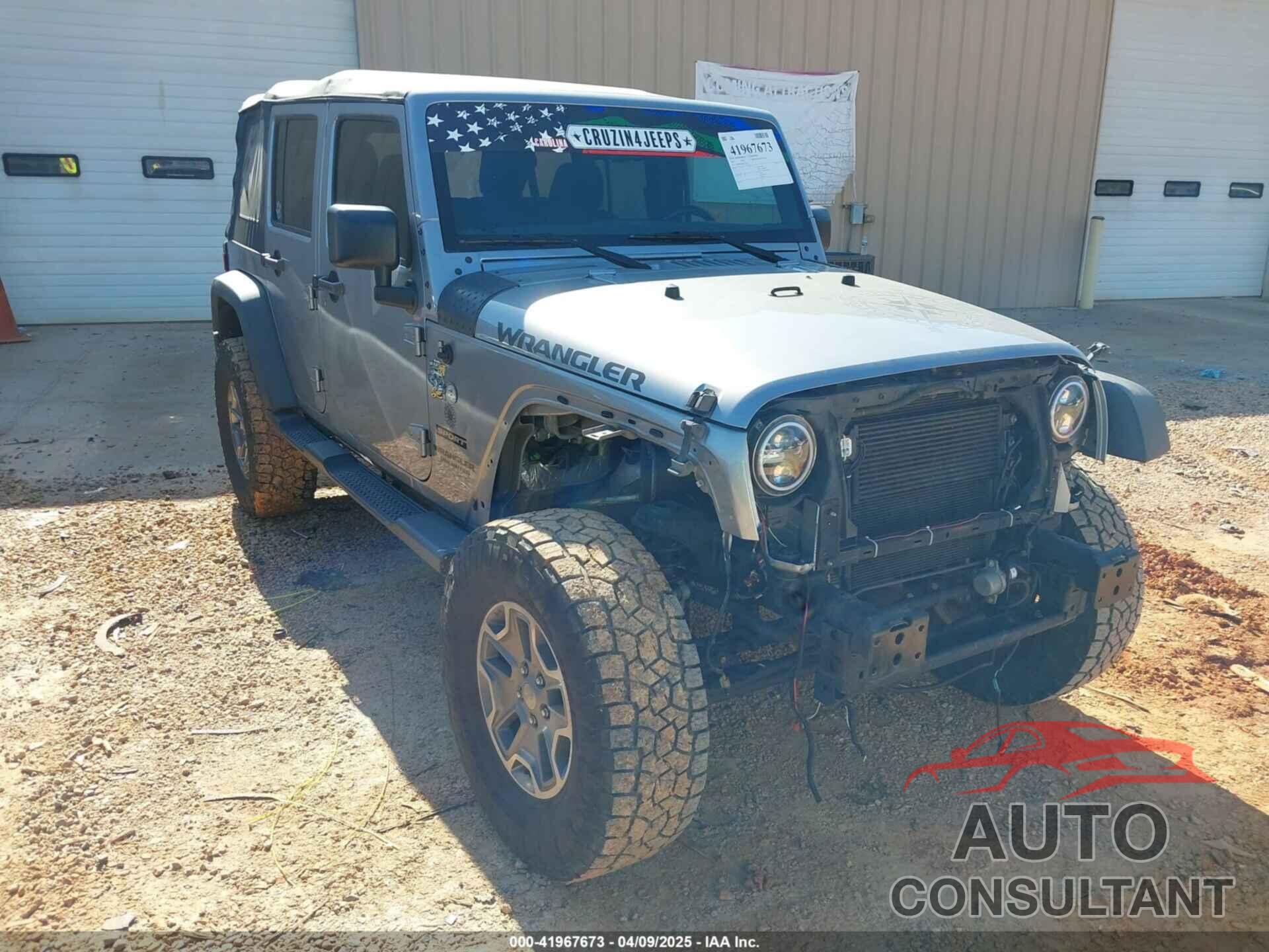 JEEP WRANGLER UNLIMITED 2017 - 1C4BJWDG2HL714822