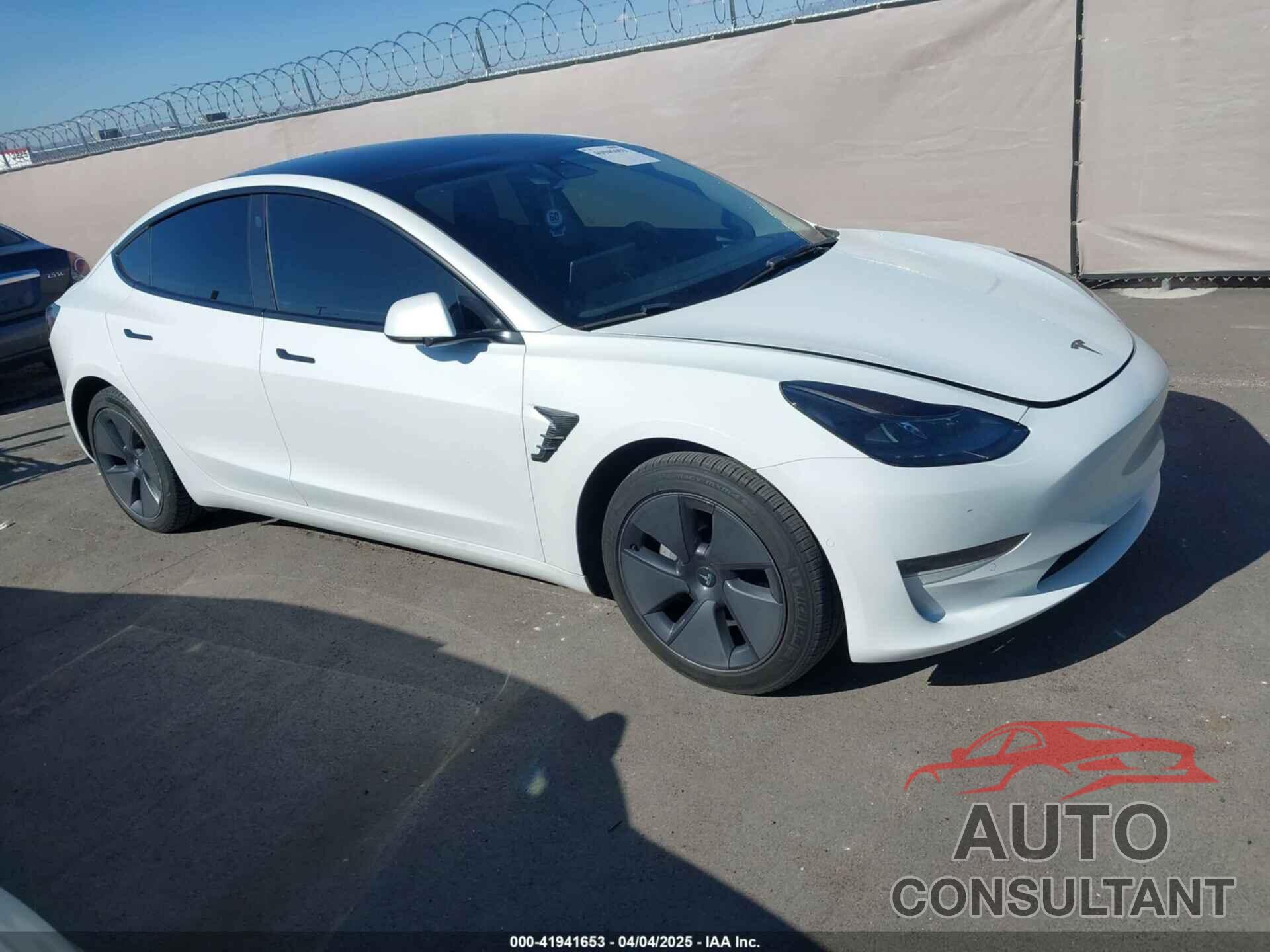 TESLA MODEL 3 2022 - 5YJ3E1EAXNF317928