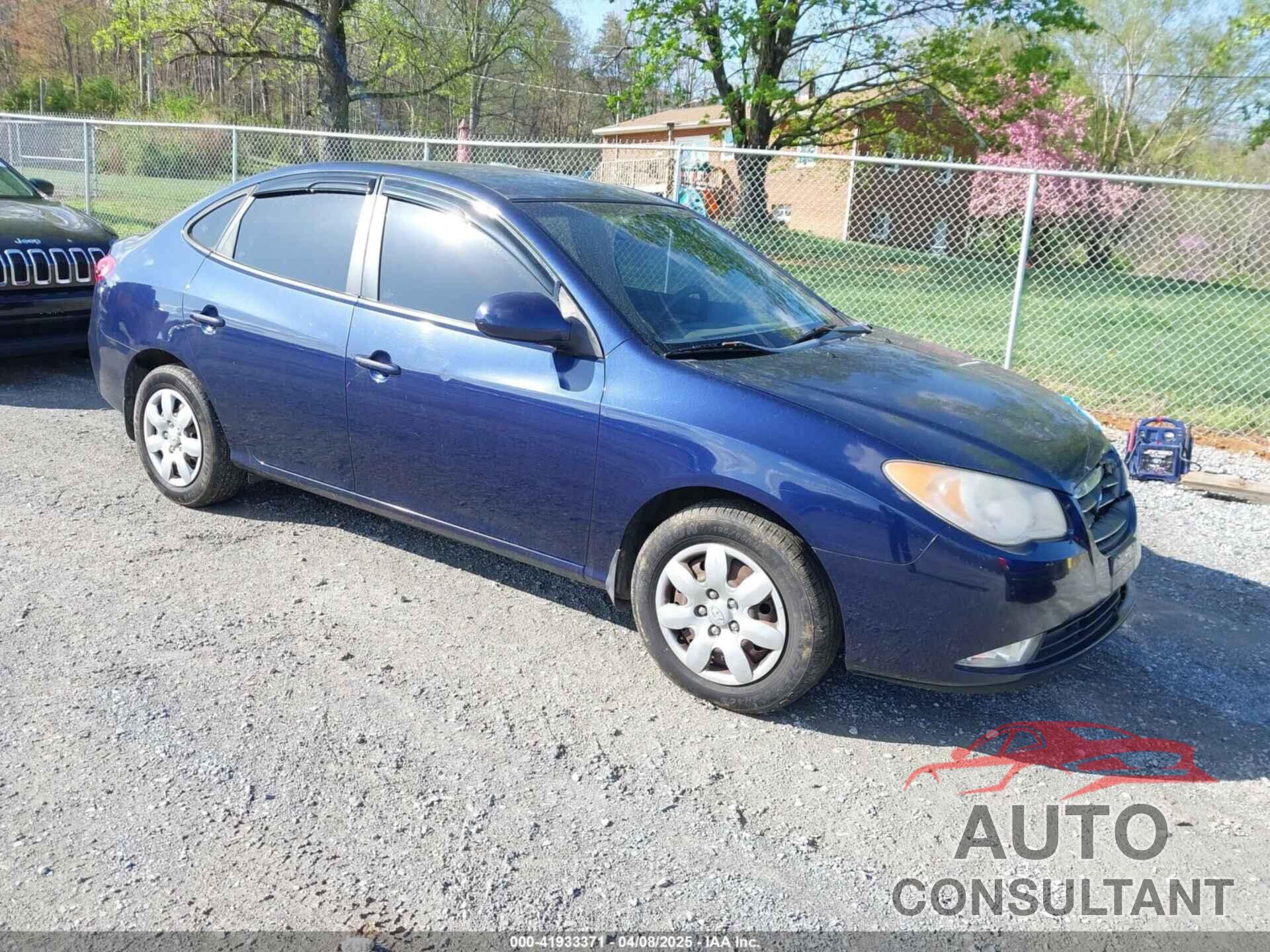 HYUNDAI ELANTRA 2009 - KMHDU46D29U624293