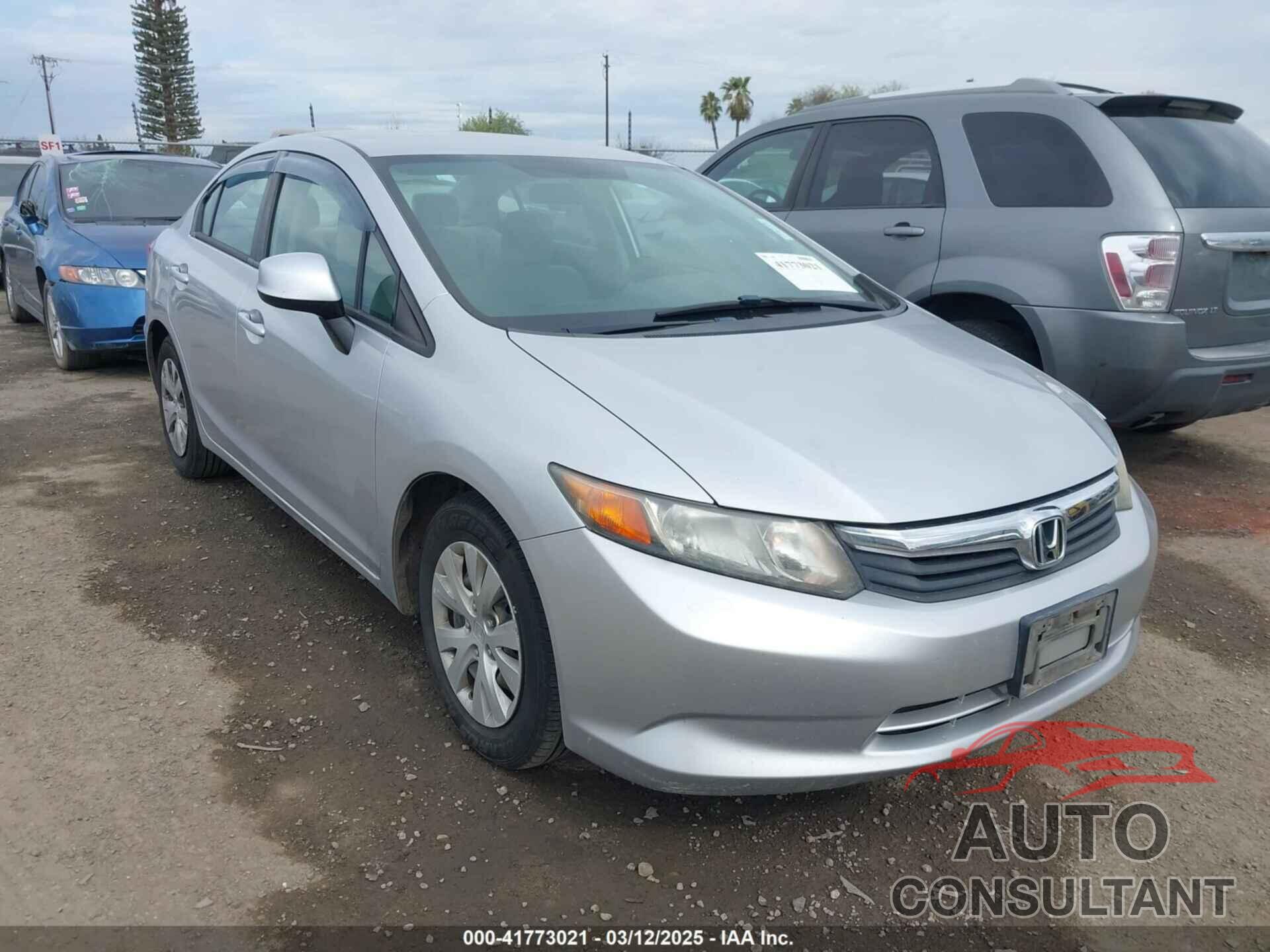 HONDA CIVIC 2012 - 19XFB2F55CE323121