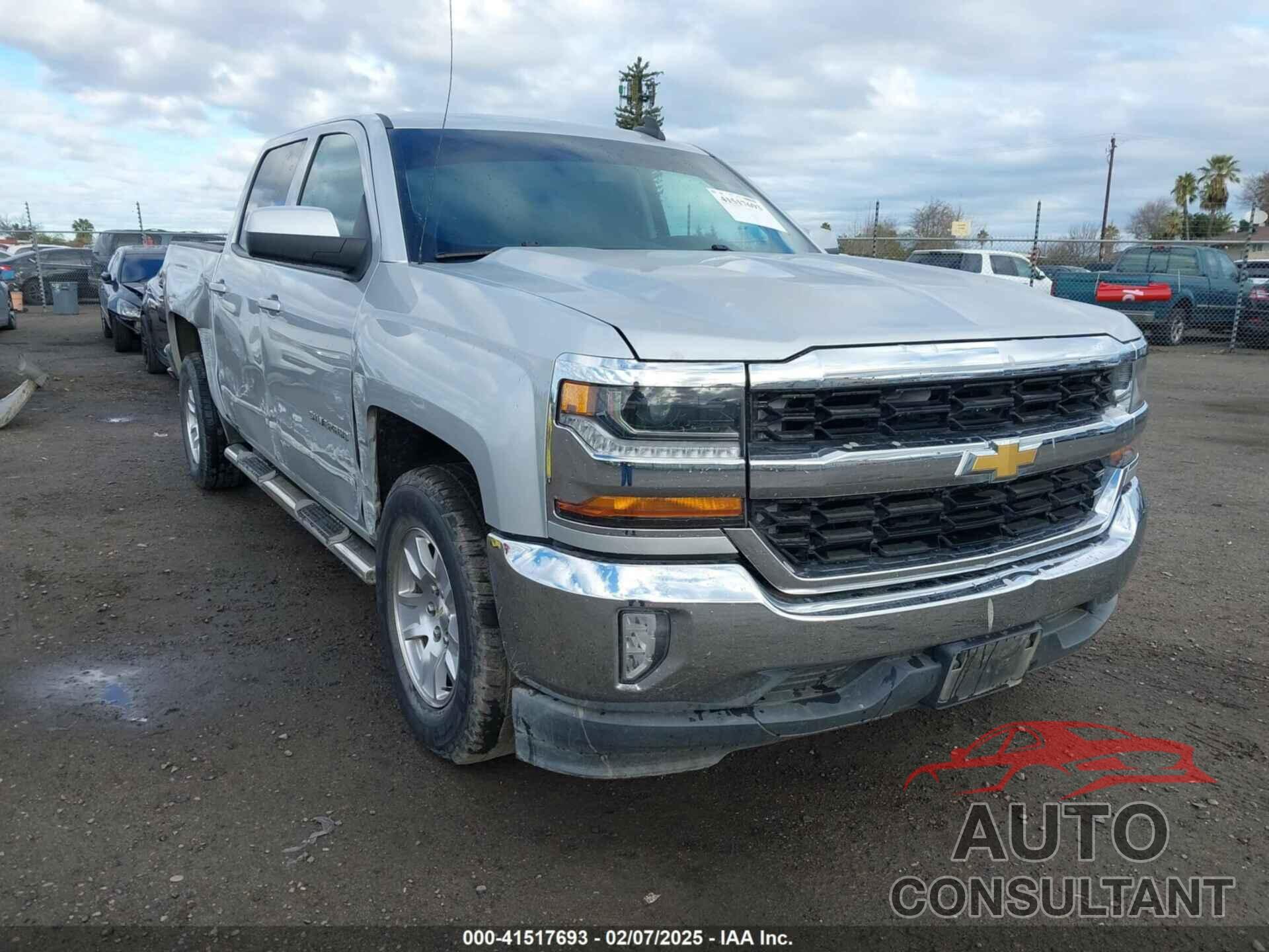 CHEVROLET SILVERADO 1500 2017 - 3GCPCREC6HG109650