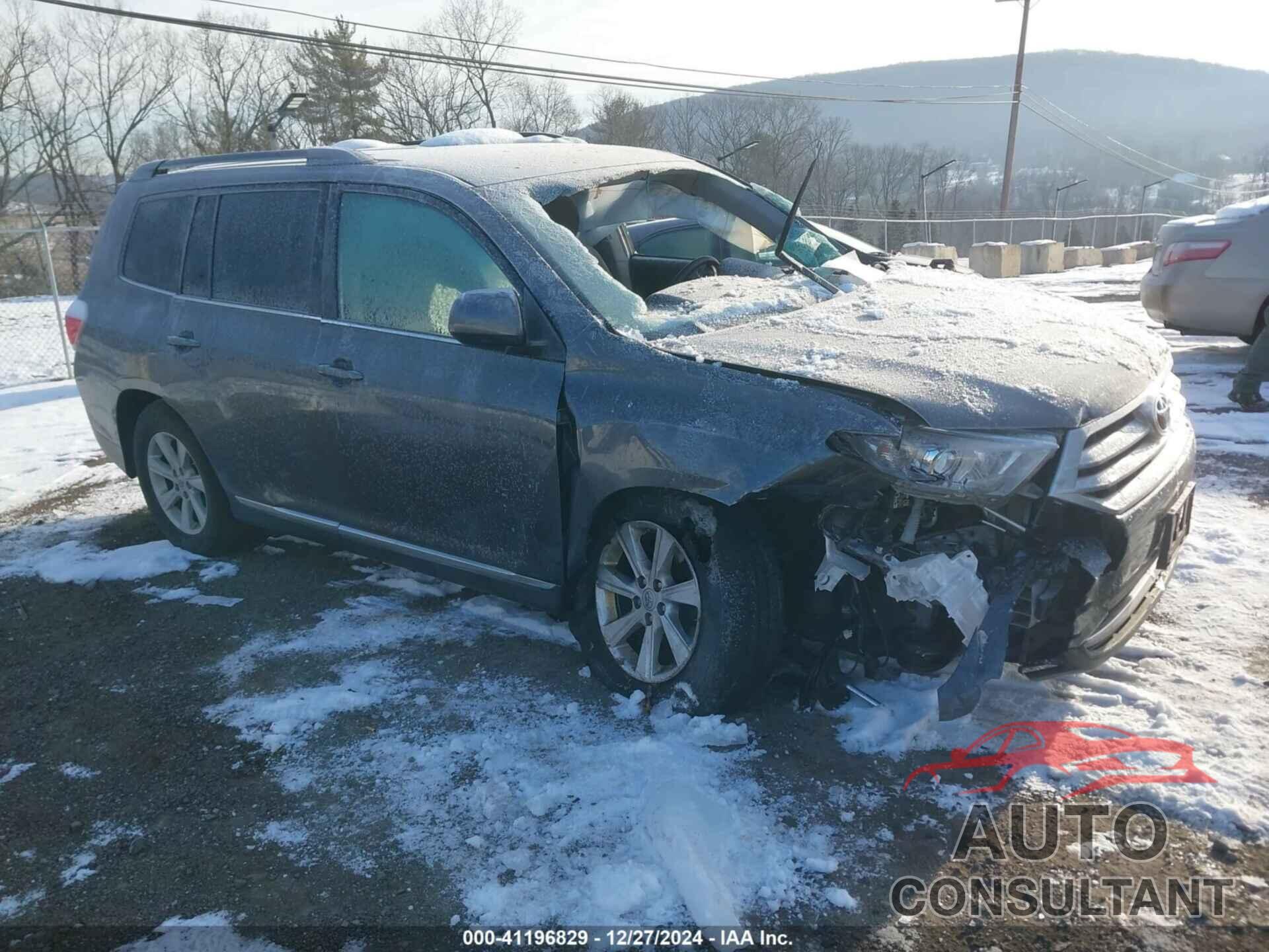 TOYOTA HIGHLANDER 2013 - 5TDBK3EH4DS234924