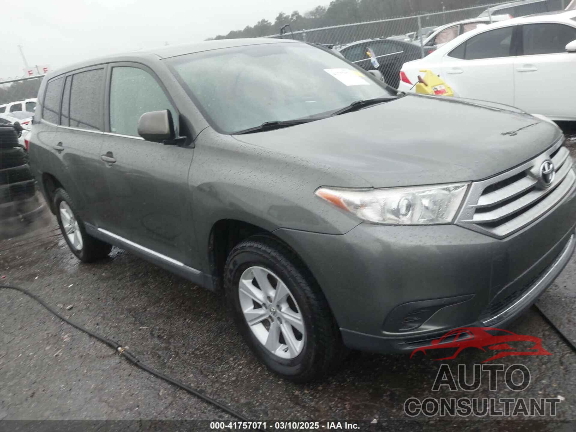 TOYOTA HIGHLANDER 2013 - 5TDZA3EHXDS032848