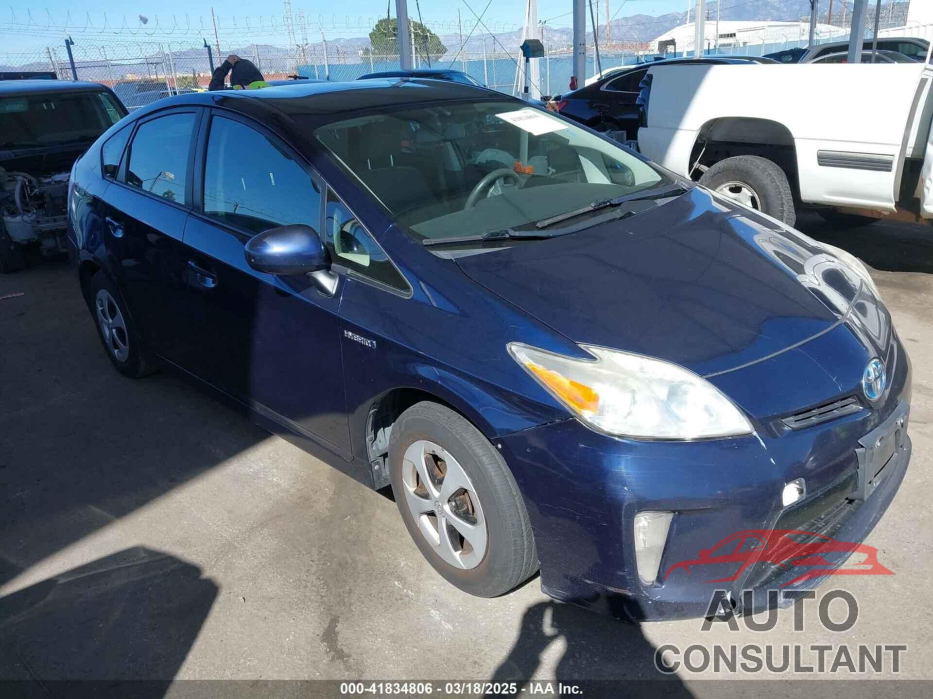 TOYOTA PRIUS 2013 - JTDKN3DU8D1689407