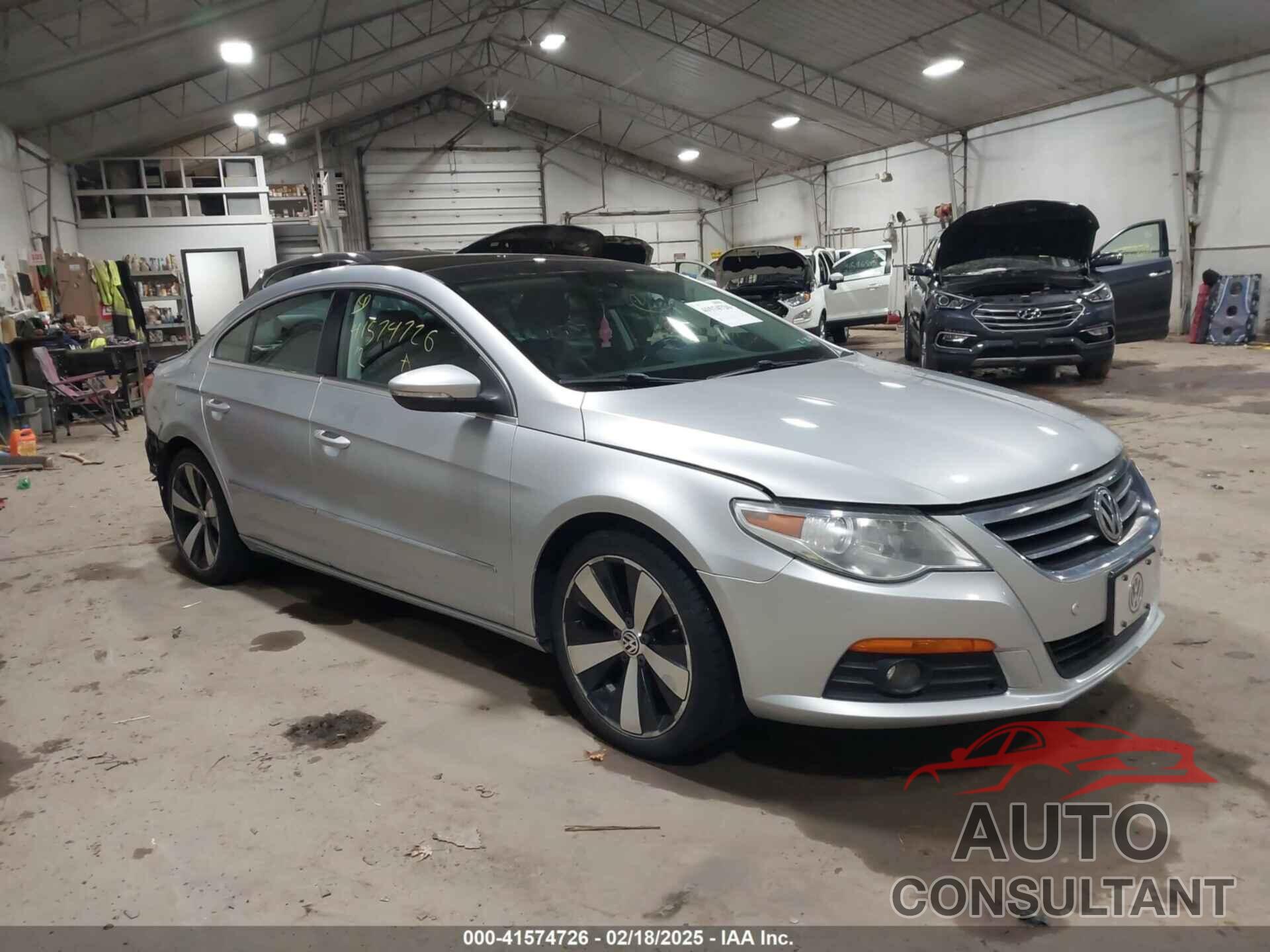 VOLKSWAGEN CC 2012 - WVWHP7AN0CE524113