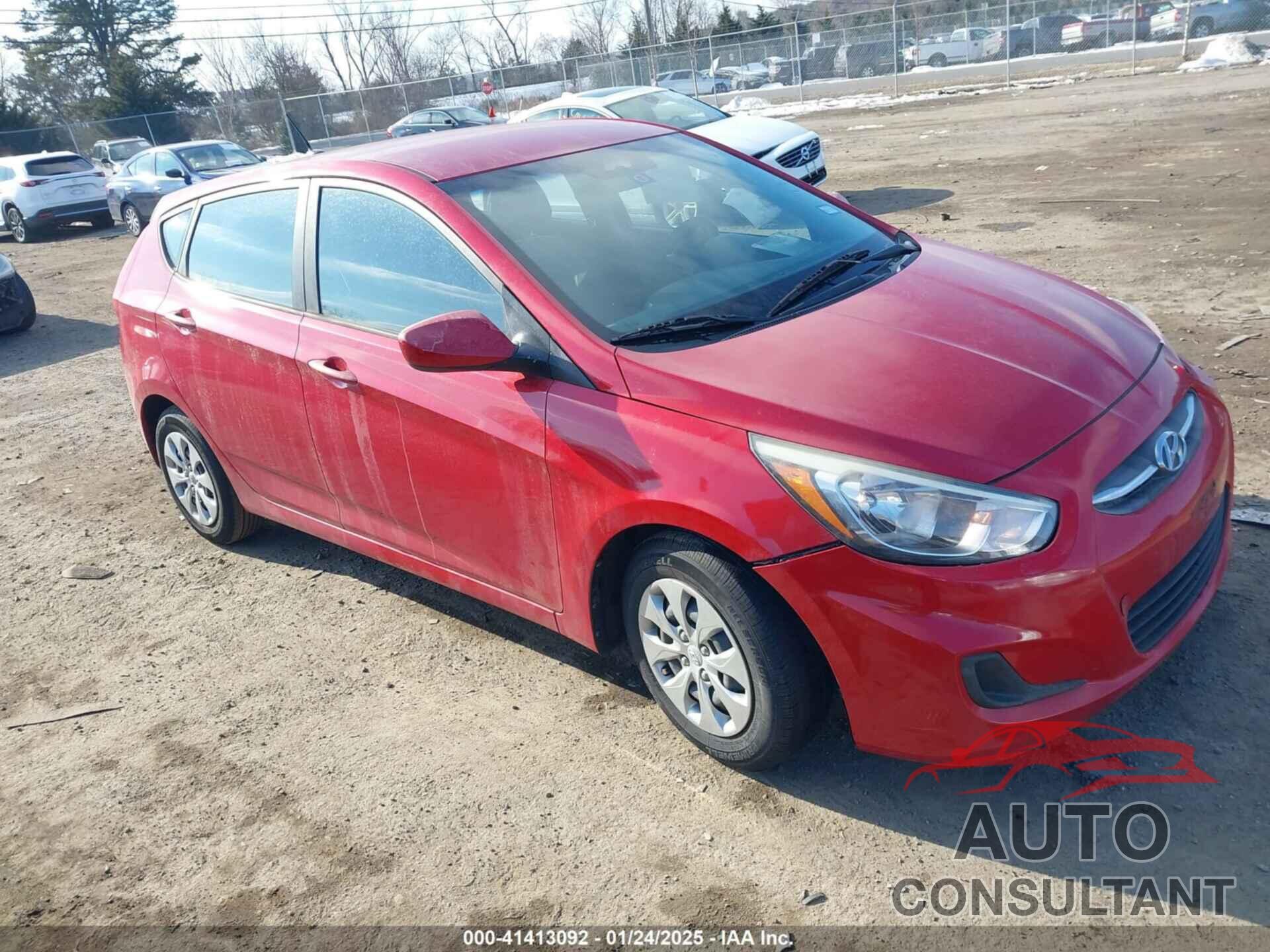 HYUNDAI ACCENT 2016 - KMHCT5AE9GU278471