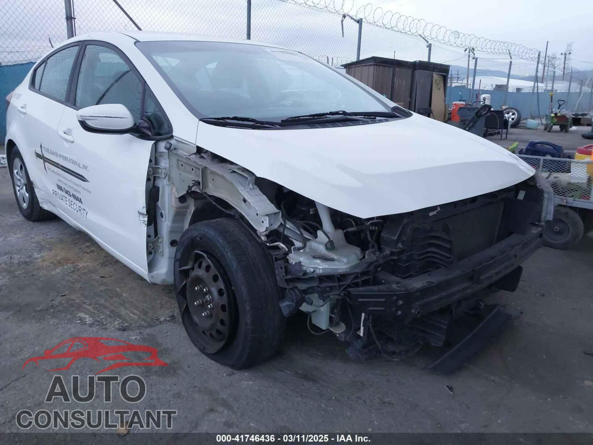 KIA FORTE 2017 - 3KPFK4A78HE040160
