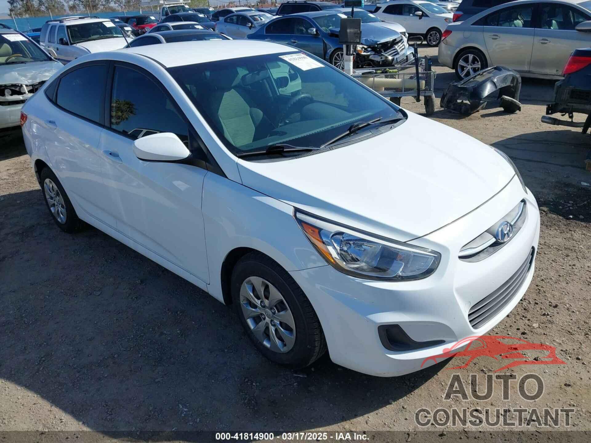 HYUNDAI ACCENT 2017 - KMHCT4AE1HU339968
