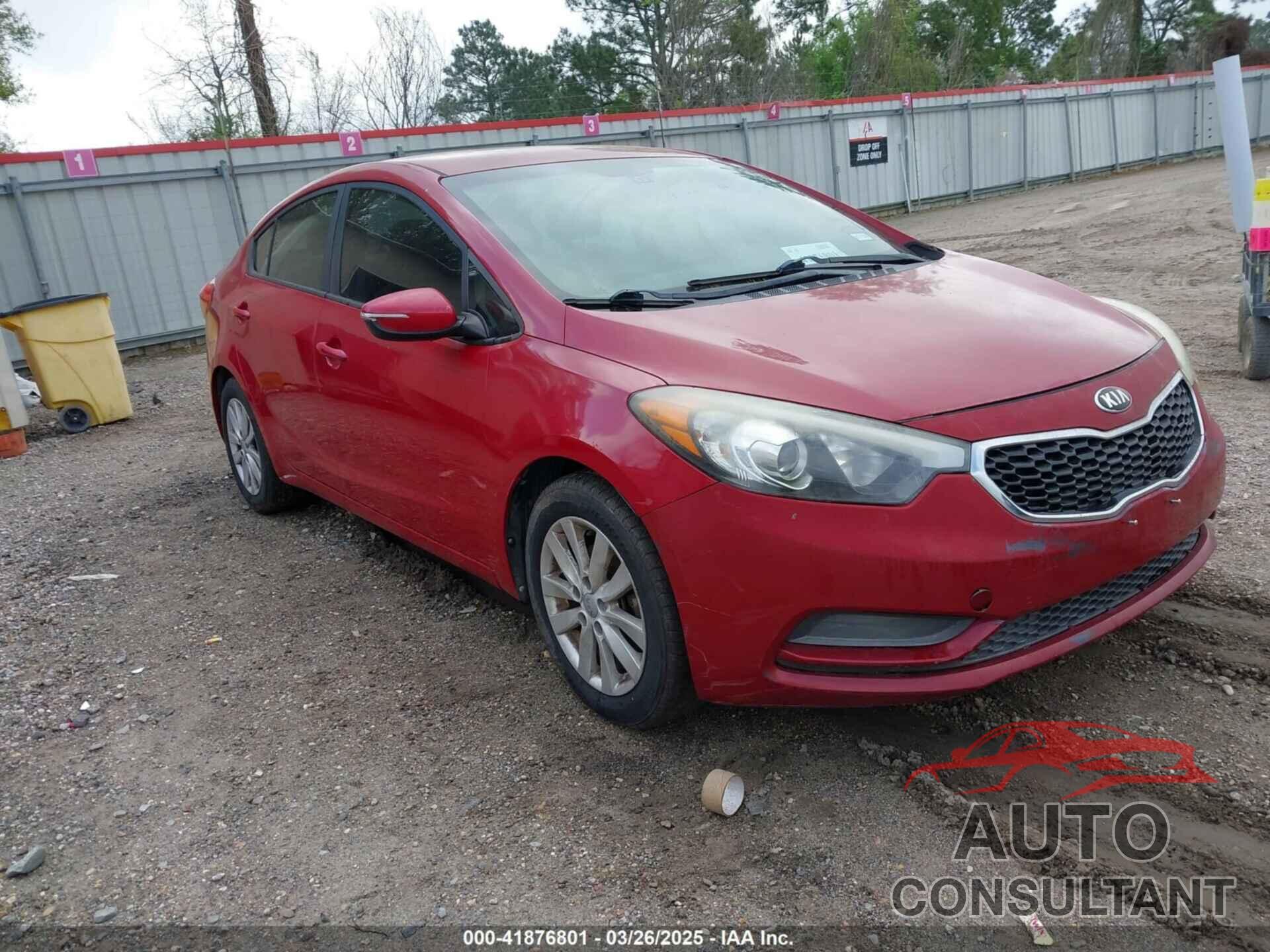 KIA FORTE 2015 - KNAFX4A62F5414163