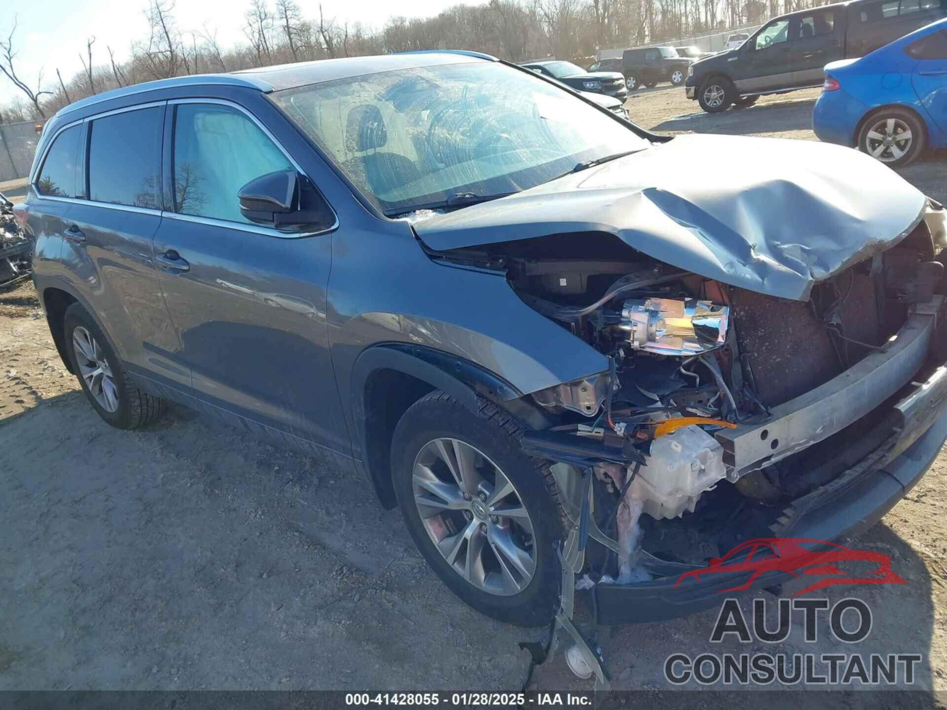 TOYOTA HIGHLANDER 2015 - 5TDJKRFH7FS179109