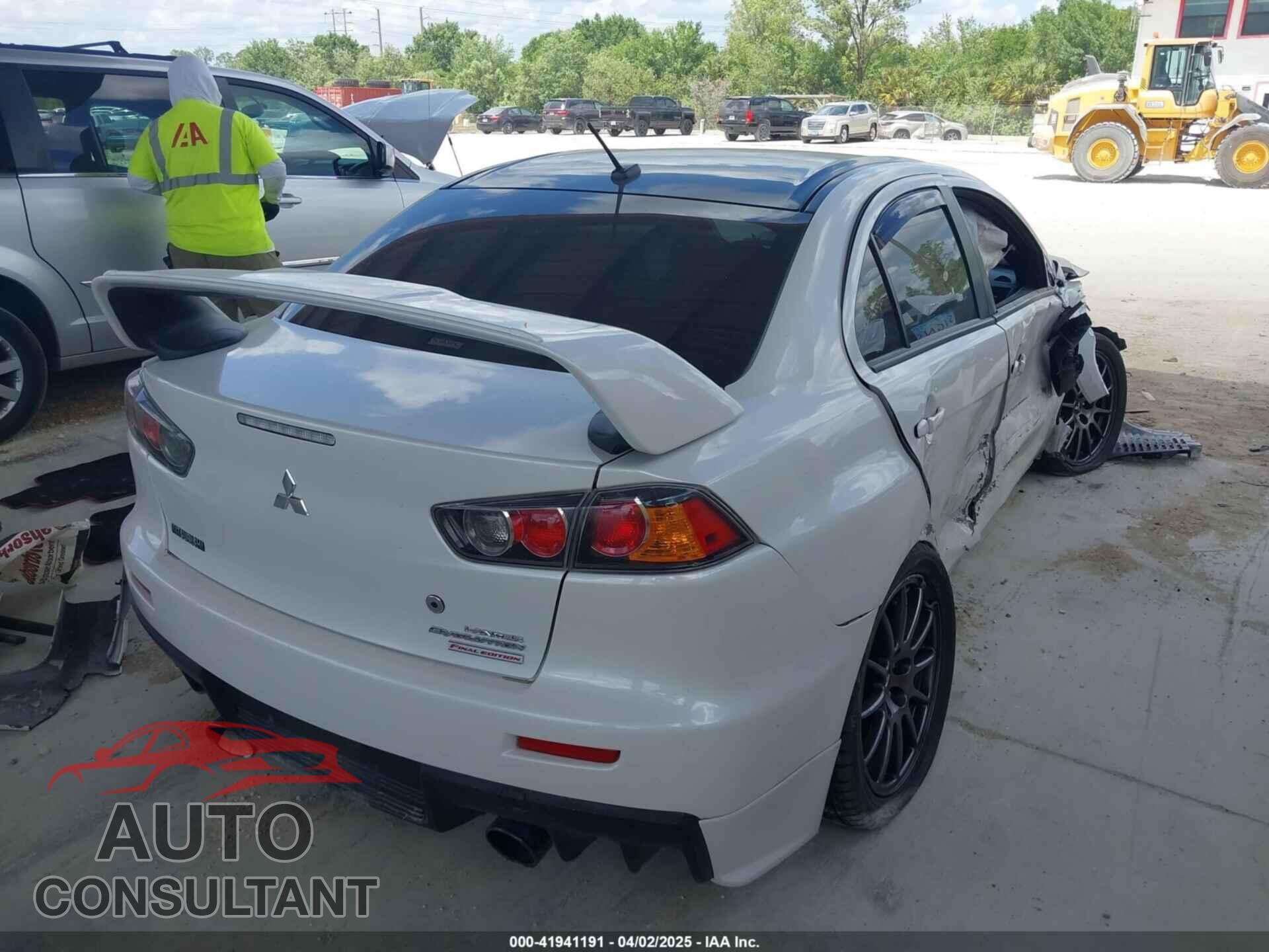 MITSUBISHI LANCER EVOLUTION 2015 - JA32W7FVXFU027564