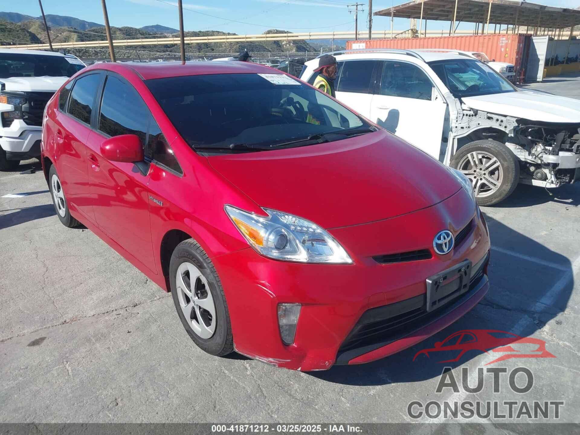 TOYOTA PRIUS 2015 - JTDKN3DU6F0471538