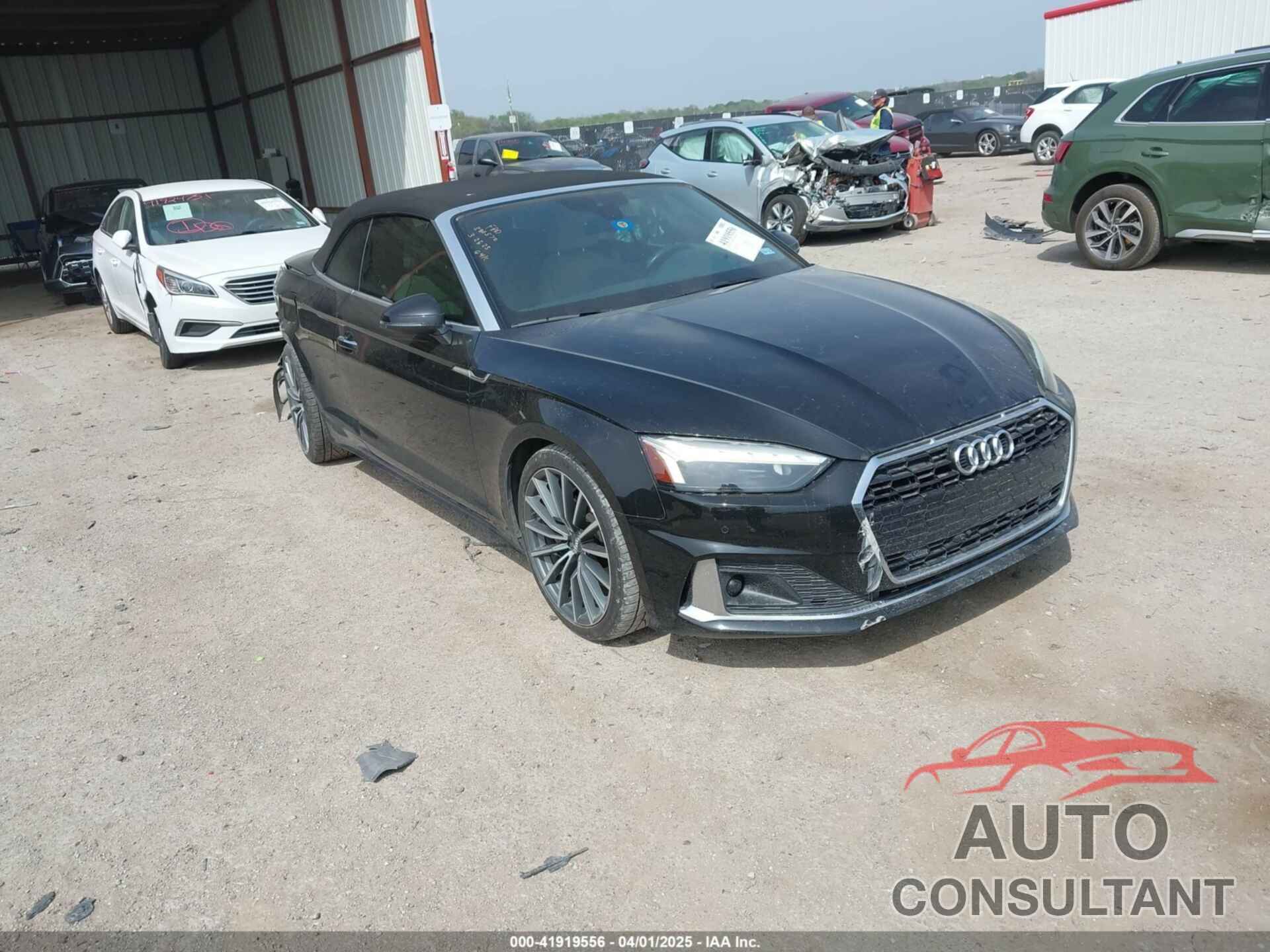 AUDI A5 CABRIOLET 2020 - WAUWNGF50LN000334