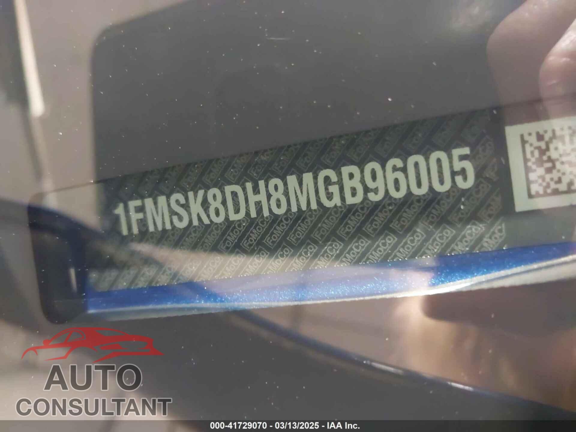 FORD EXPLORER 2021 - 1FMSK8DH8MGB96005