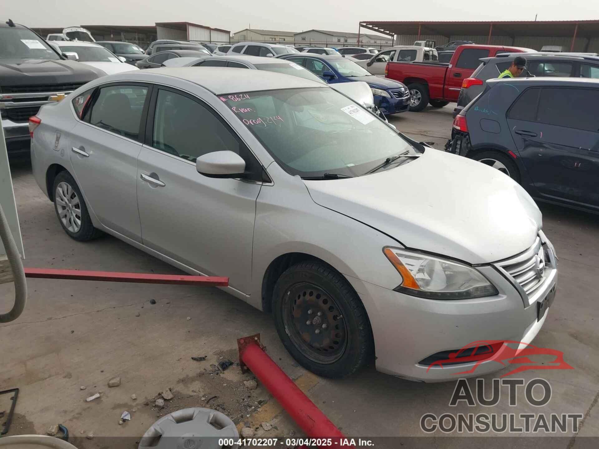 NISSAN SENTRA 2015 - 3N1AB7AP9FL657493
