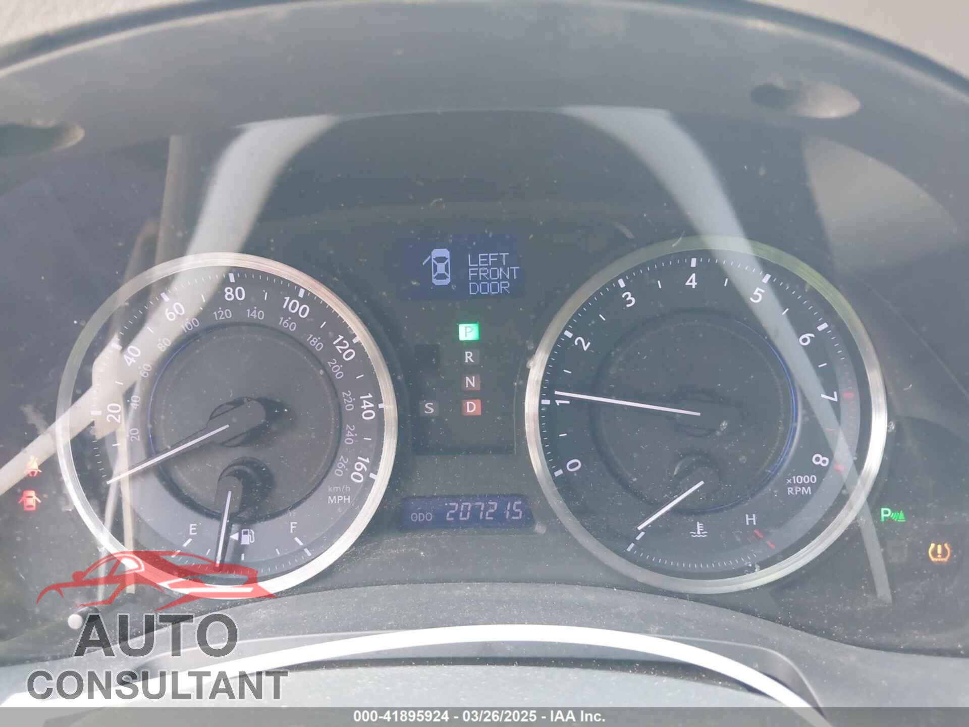LEXUS IS 250 2011 - JTHBF5C2XB5135251