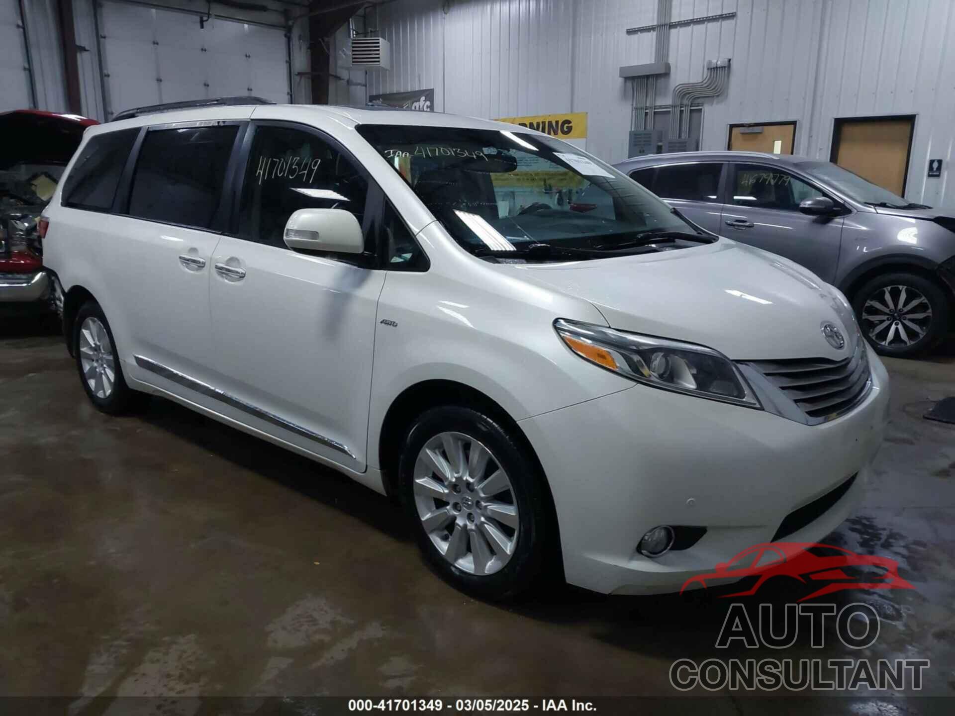 TOYOTA SIENNA 2016 - 5TDDK3DC7GS138658