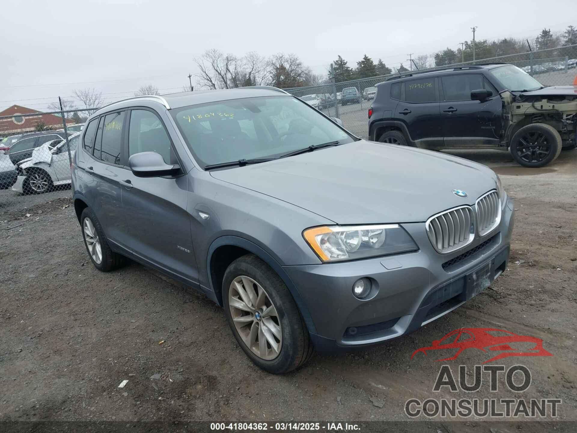BMW X3 2014 - 5UXWX9C50E0D43353
