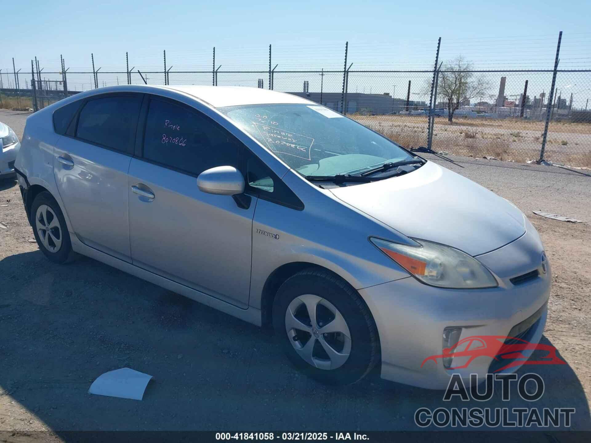 TOYOTA PRIUS 2013 - JTDKN3DU1D5584636
