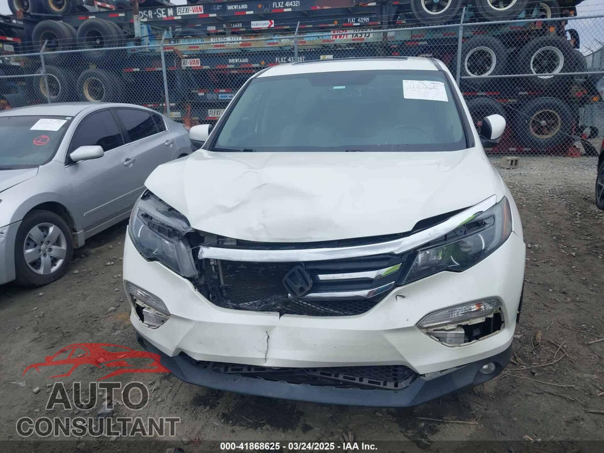HONDA PILOT 2017 - 5FNYF5H52HB020410