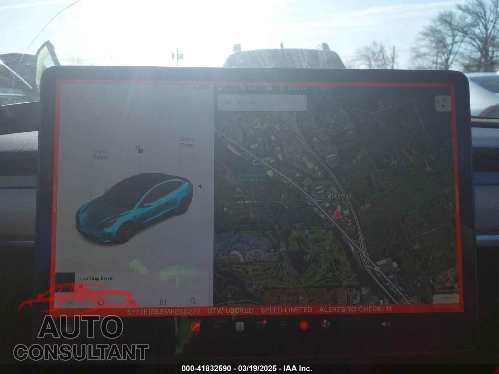 TESLA MODEL 3 2021 - 5YJ3E1EB8MF855227