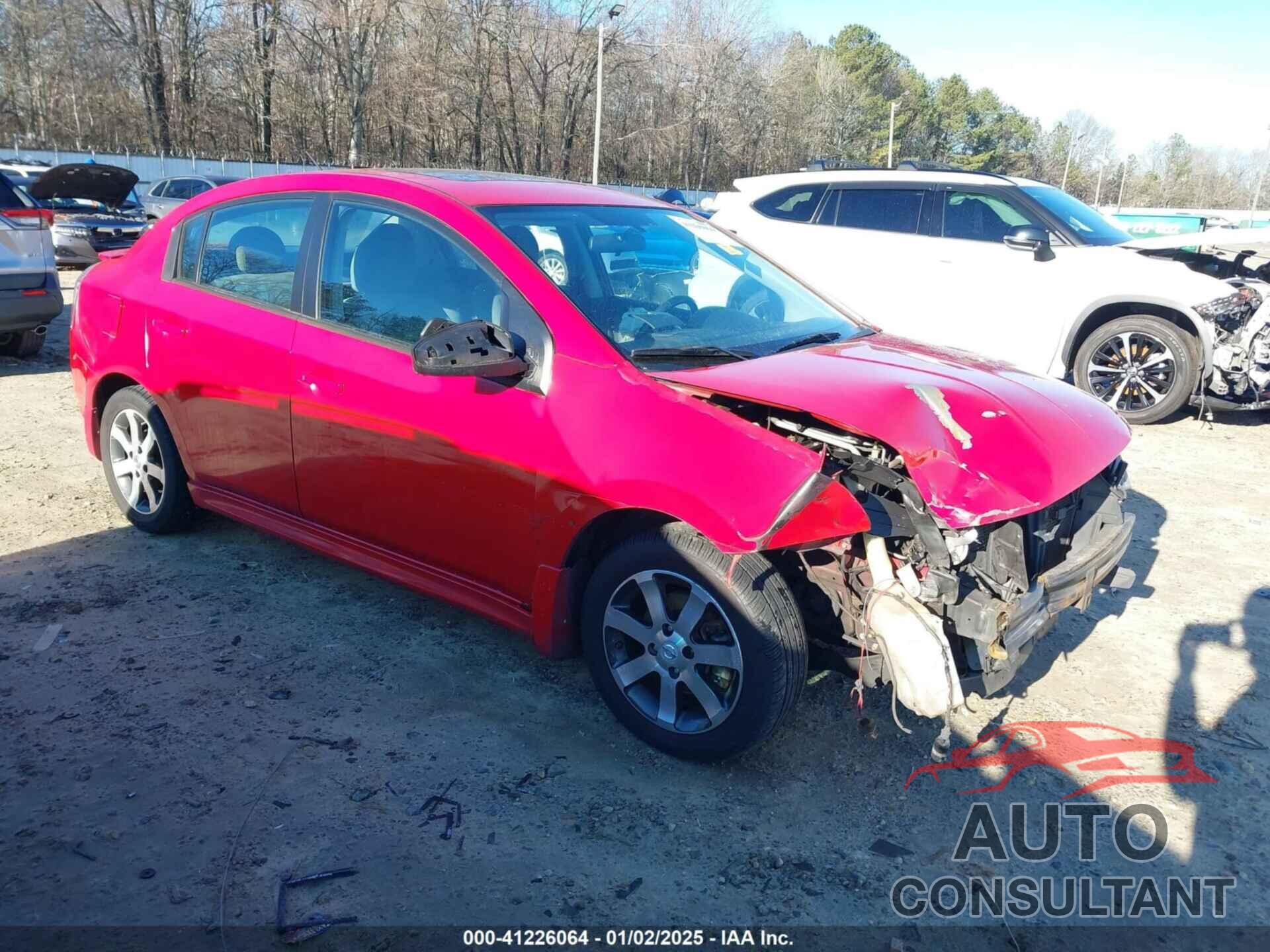 NISSAN SENTRA 2012 - 3N1AB6AP4CL712499