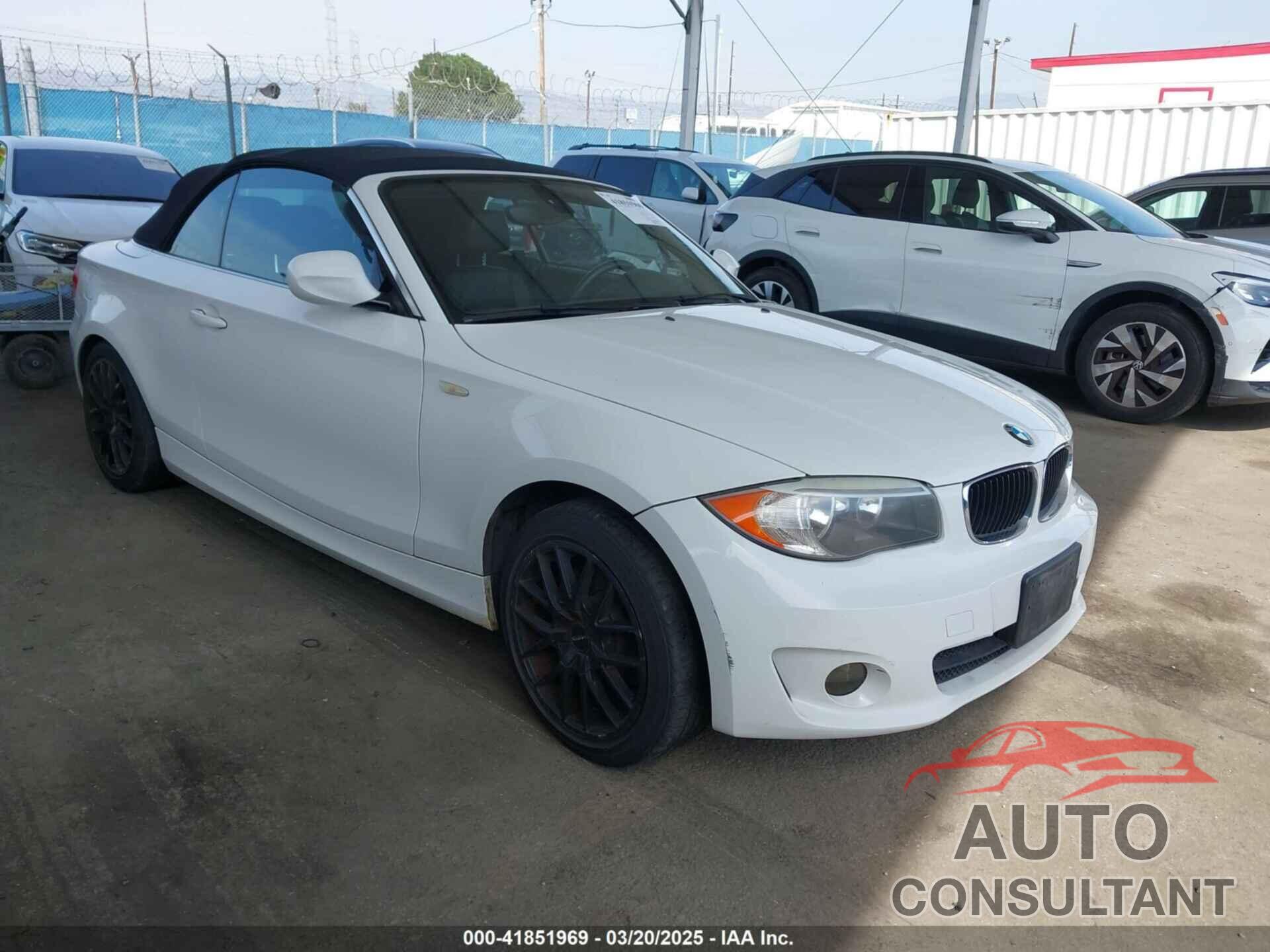 BMW 128I 2013 - WBAUL7C58DVU09779