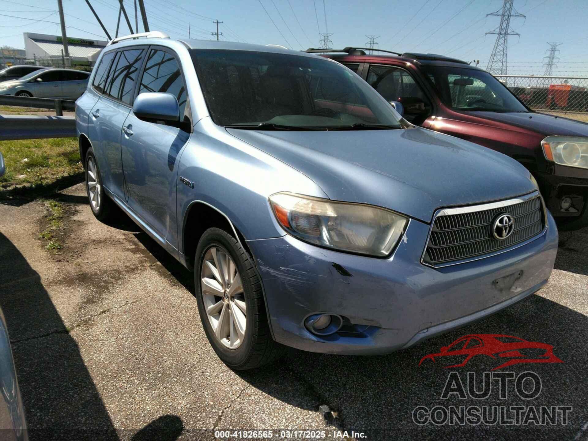 TOYOTA HIGHLANDER HYBRID 2009 - JTEEW44A392028371