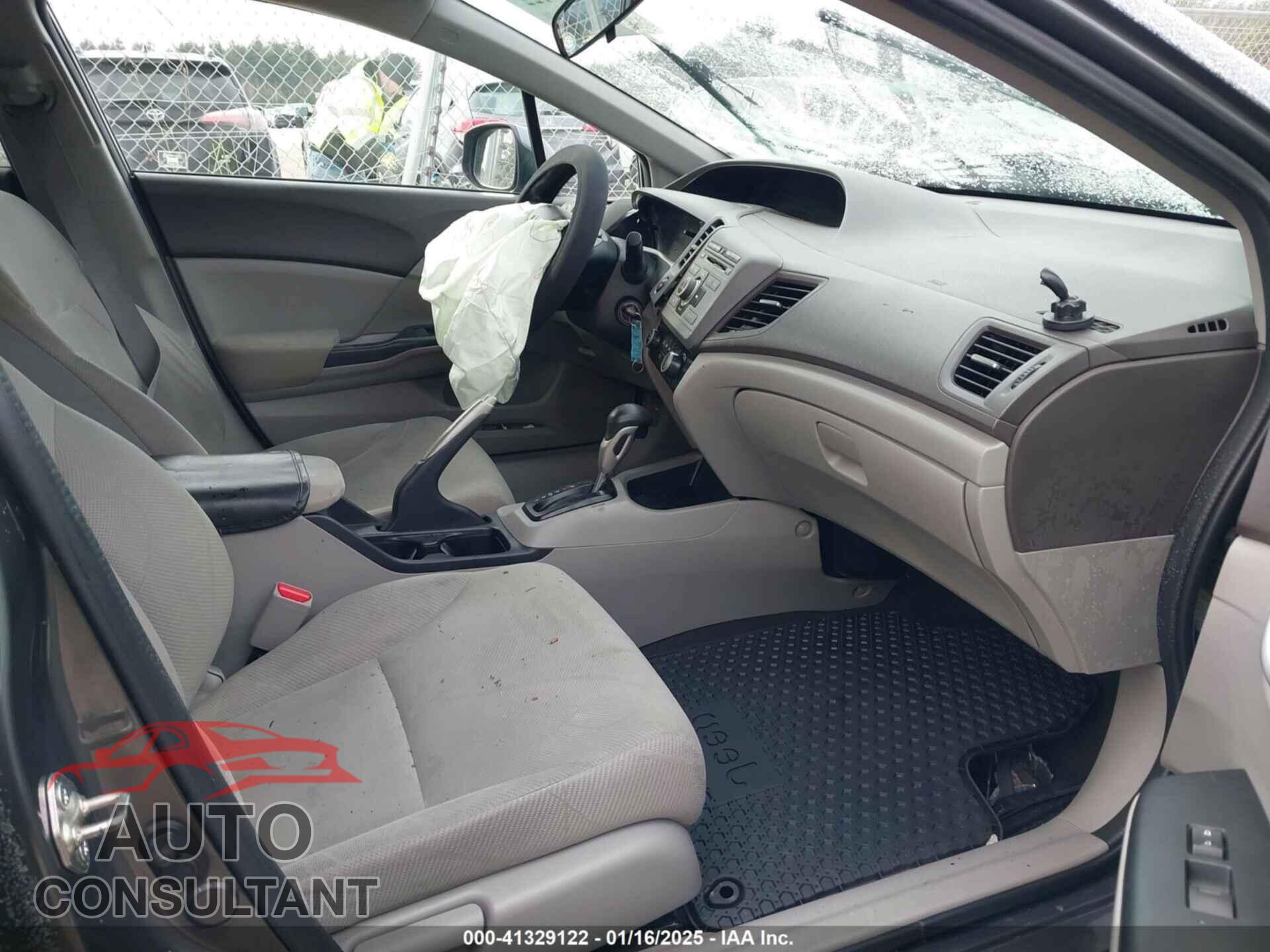 HONDA CIVIC SDN 2012 - 2HGFB2F54CH607779