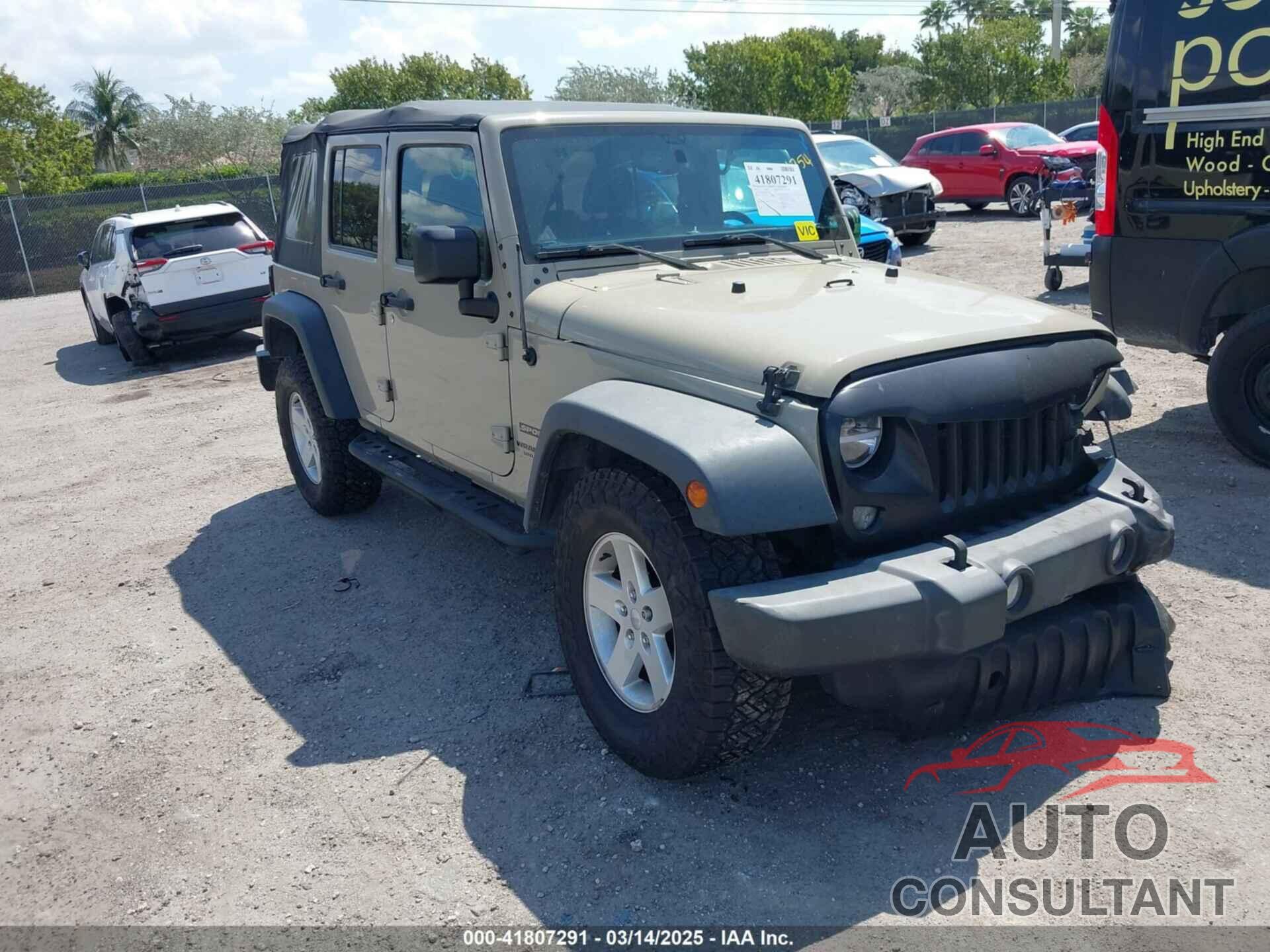 JEEP WRANGLER UNLIMITED 2017 - 1C4BJWDG5HL754991