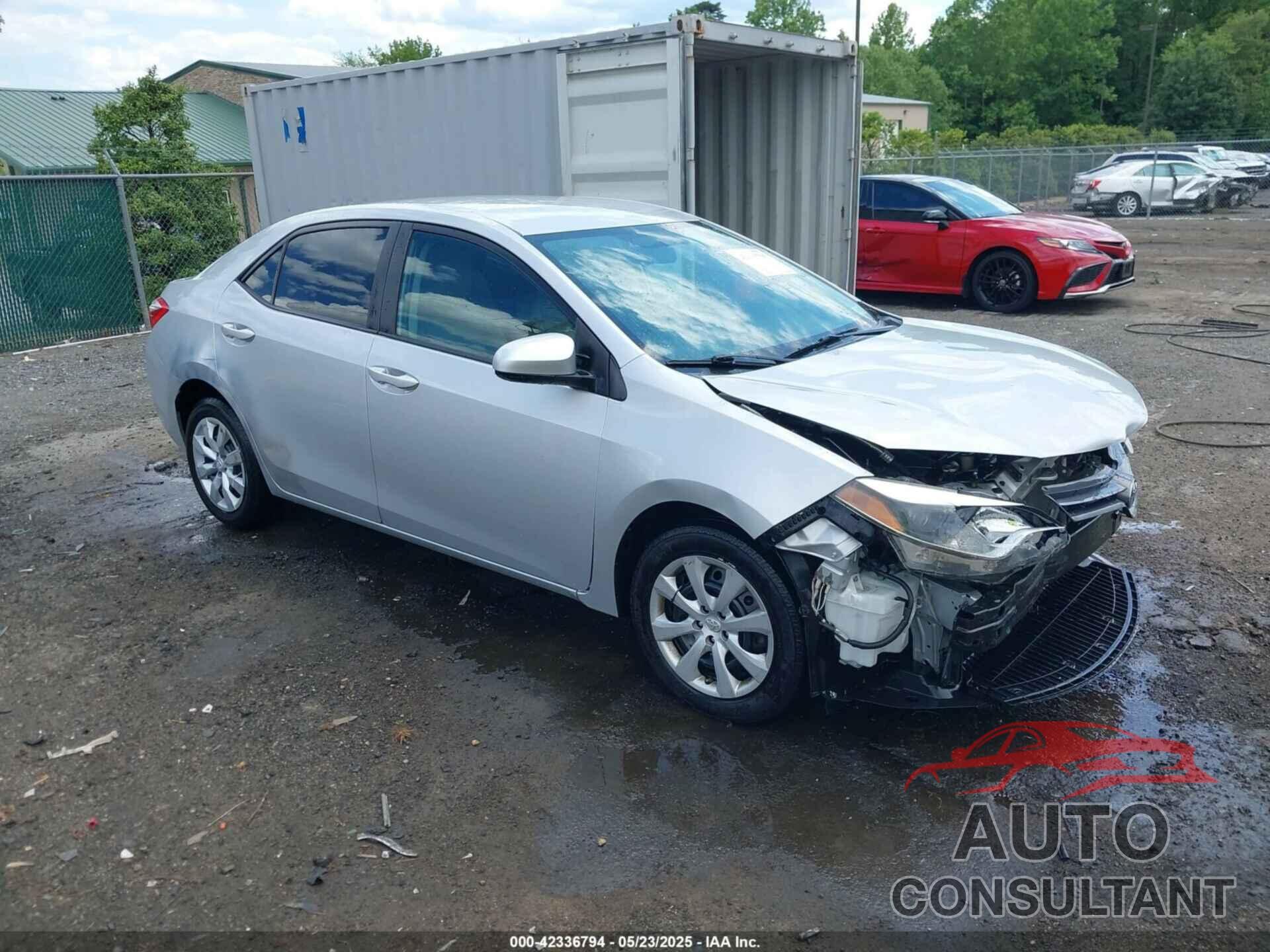TOYOTA COROLLA 2016 - 2T1BURHE2GC504597