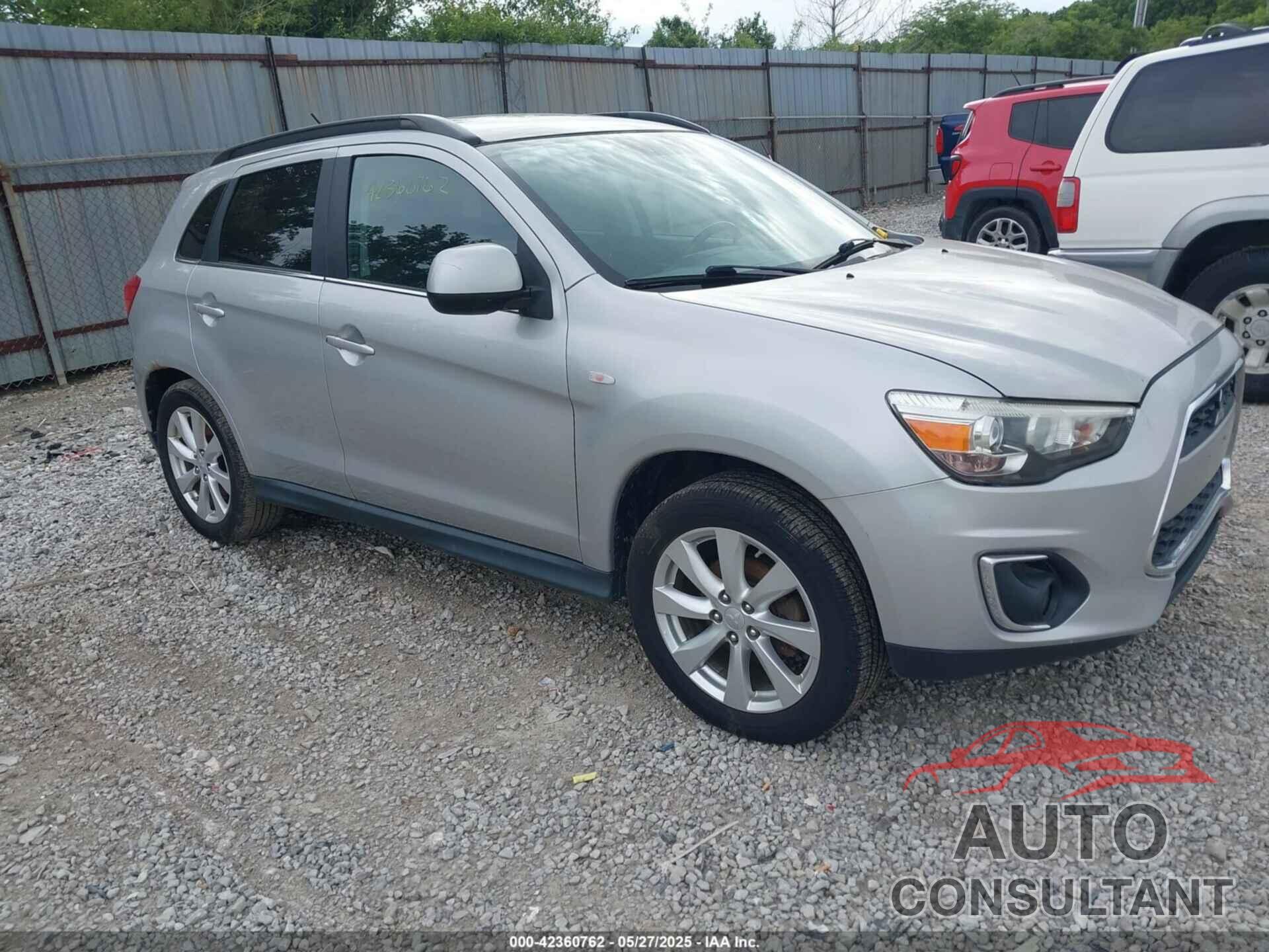MITSUBISHI OUTLANDER SPORT 2014 - 4A4AR4AU3EE015890