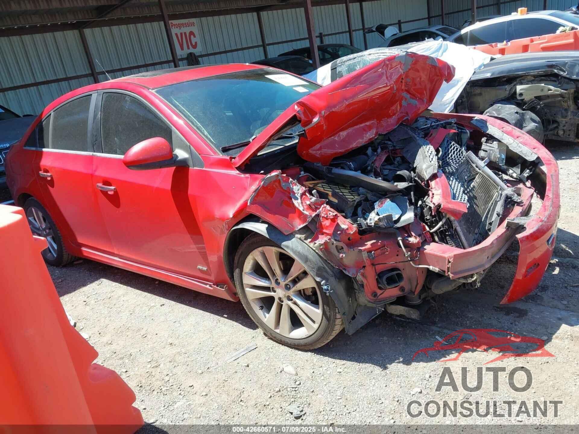 CHEVROLET CRUZE 2012 - 1G1PH5SC9C7196682