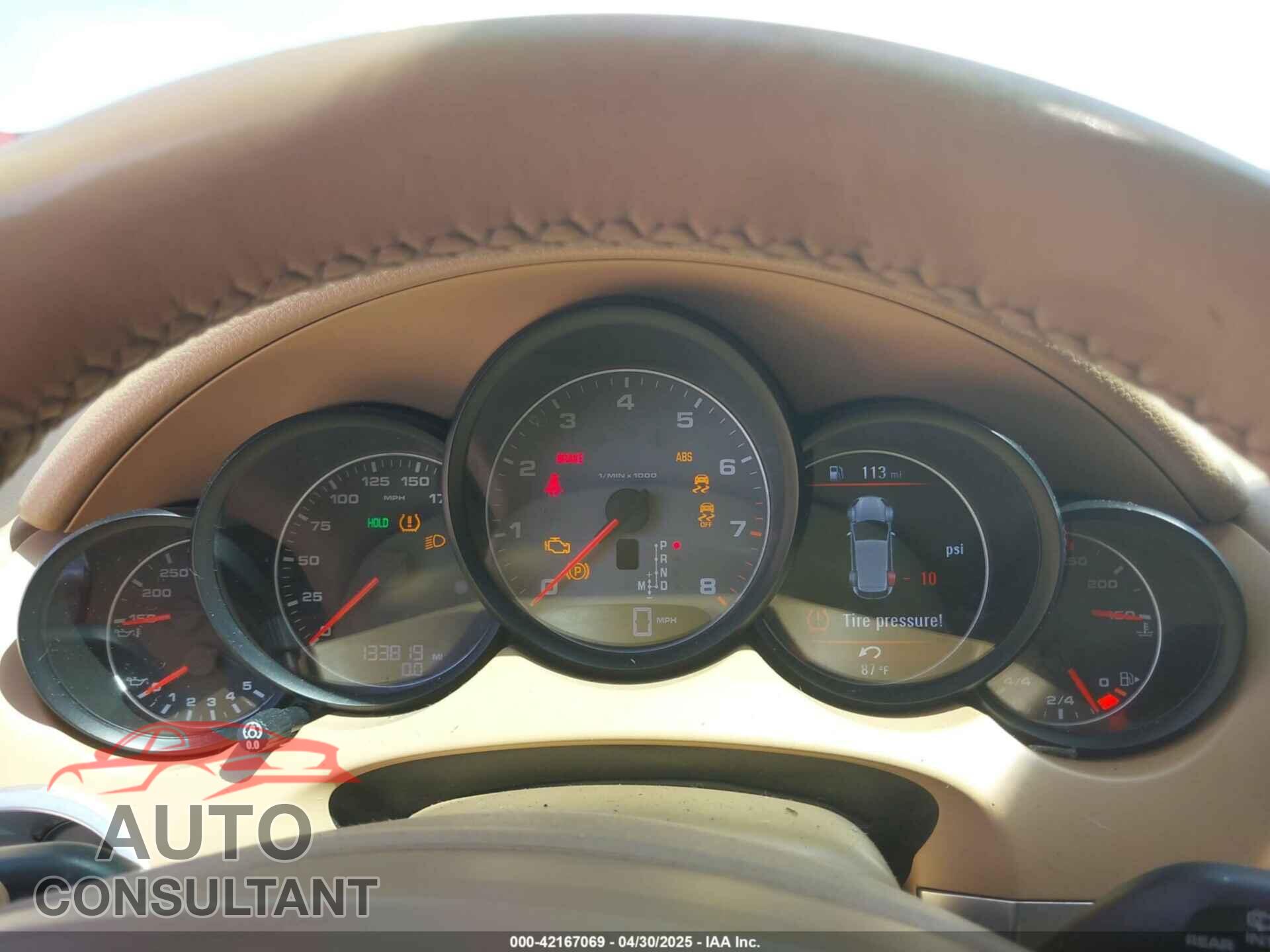 PORSCHE CAYENNE 2012 - WP1AB2A24CLA48791