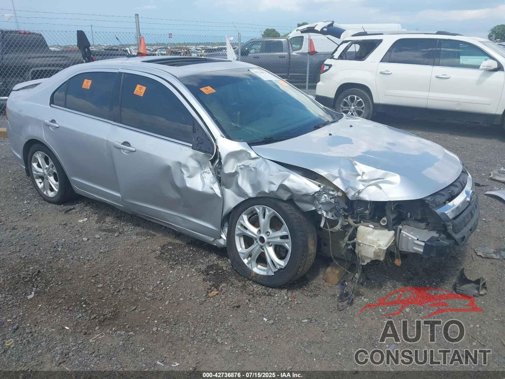 FORD FUSION 2012 - 3FAHP0HA0CR336950