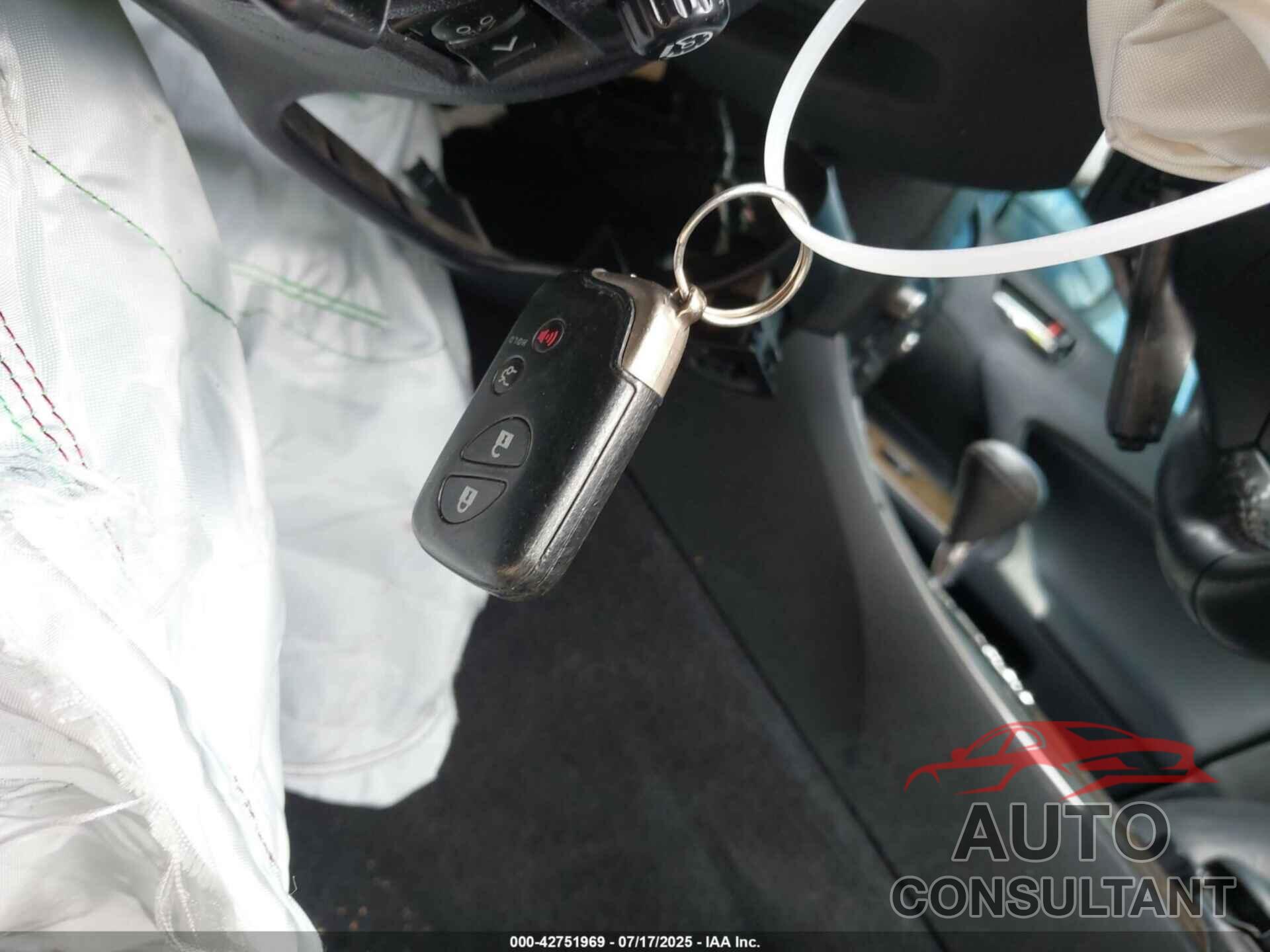 LEXUS IS 250 2010 - JTHBF5C27A5128739