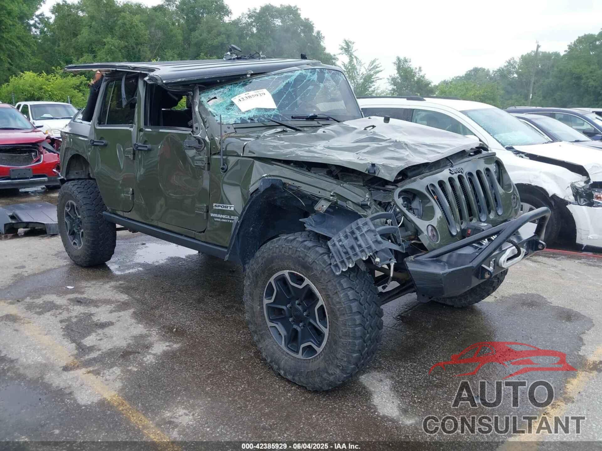 JEEP WRANGLER UNLIMITED 2016 - 1C4BJWDG3GL140326