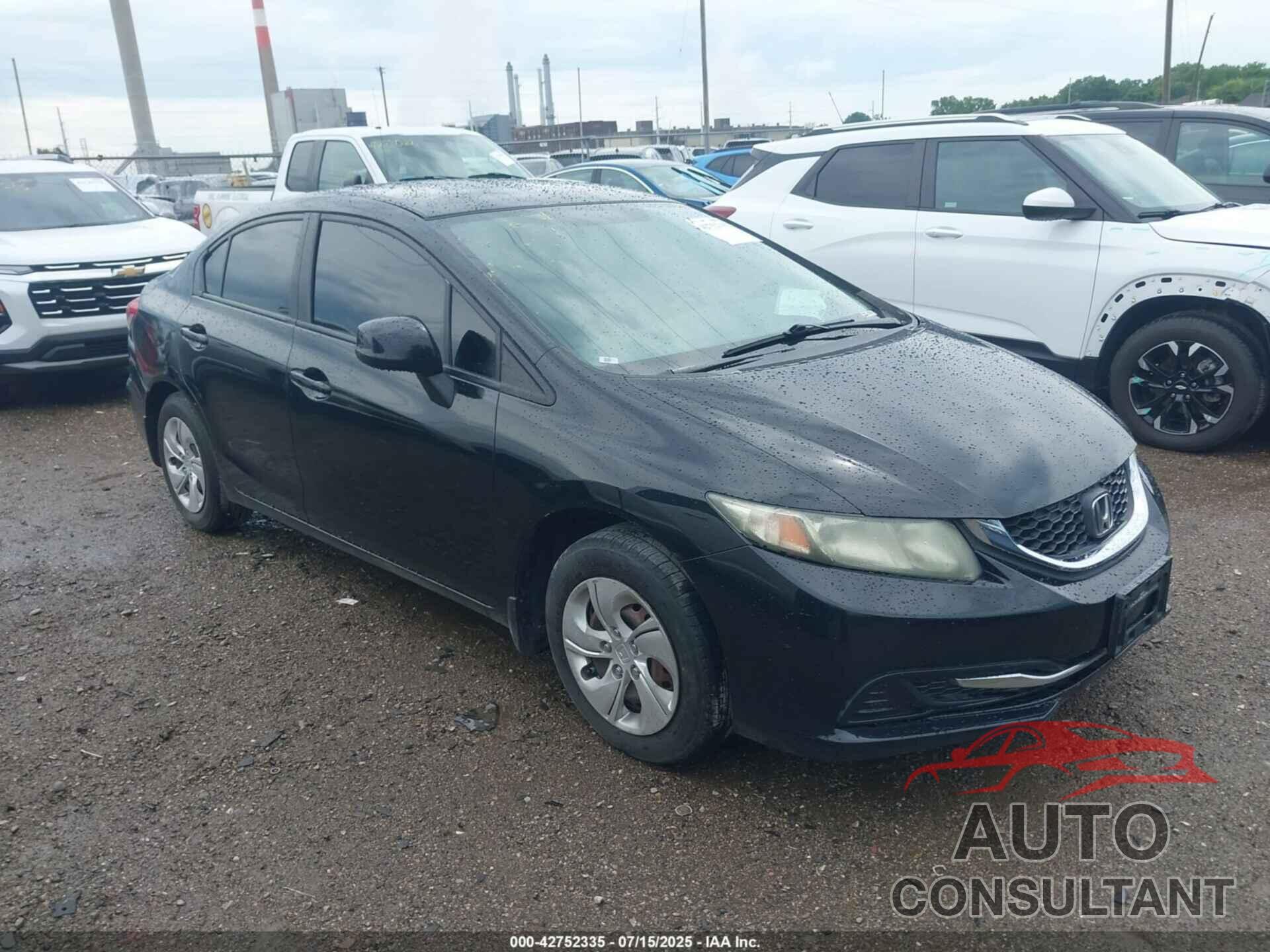 HONDA CIVIC 2013 - 19XFB2F59DE025463