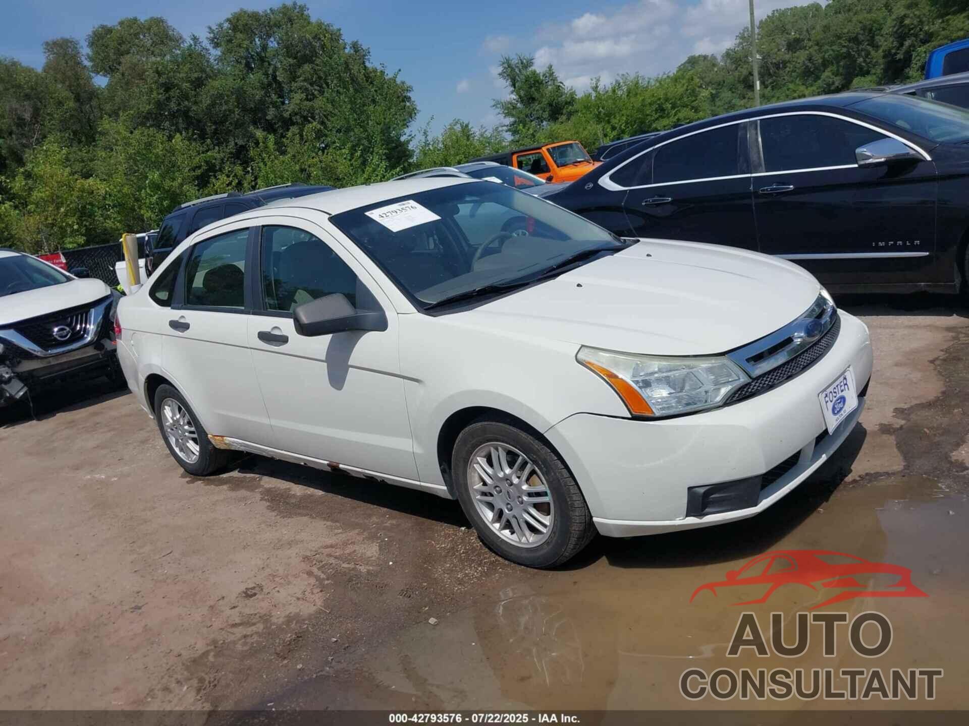 FORD FOCUS 2010 - 1FAHP3FN2AW101211