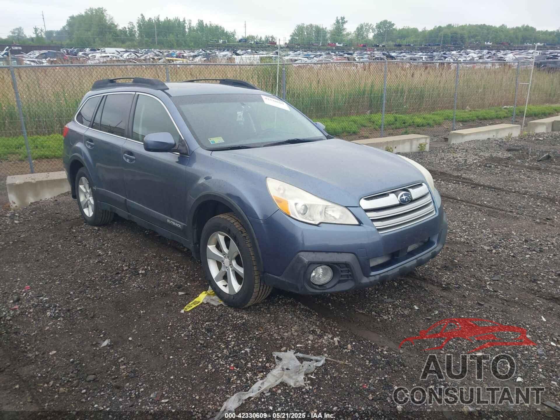 SUBARU OUTBACK 2013 - 4S4BRBGC6D3282123