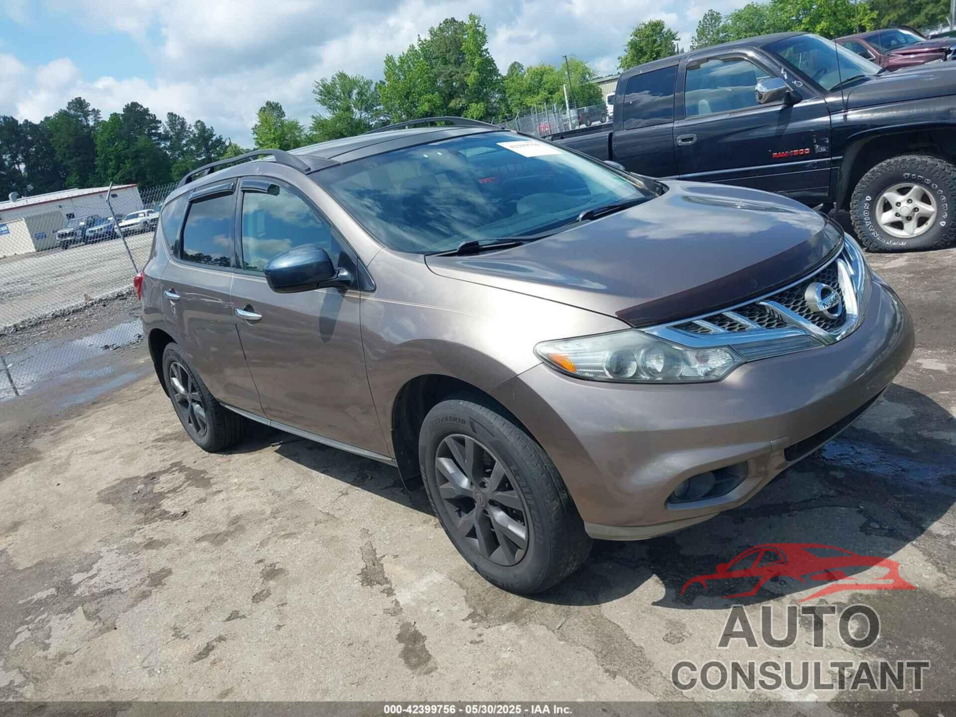 NISSAN MURANO 2011 - JN8AZ1MW1BW165235