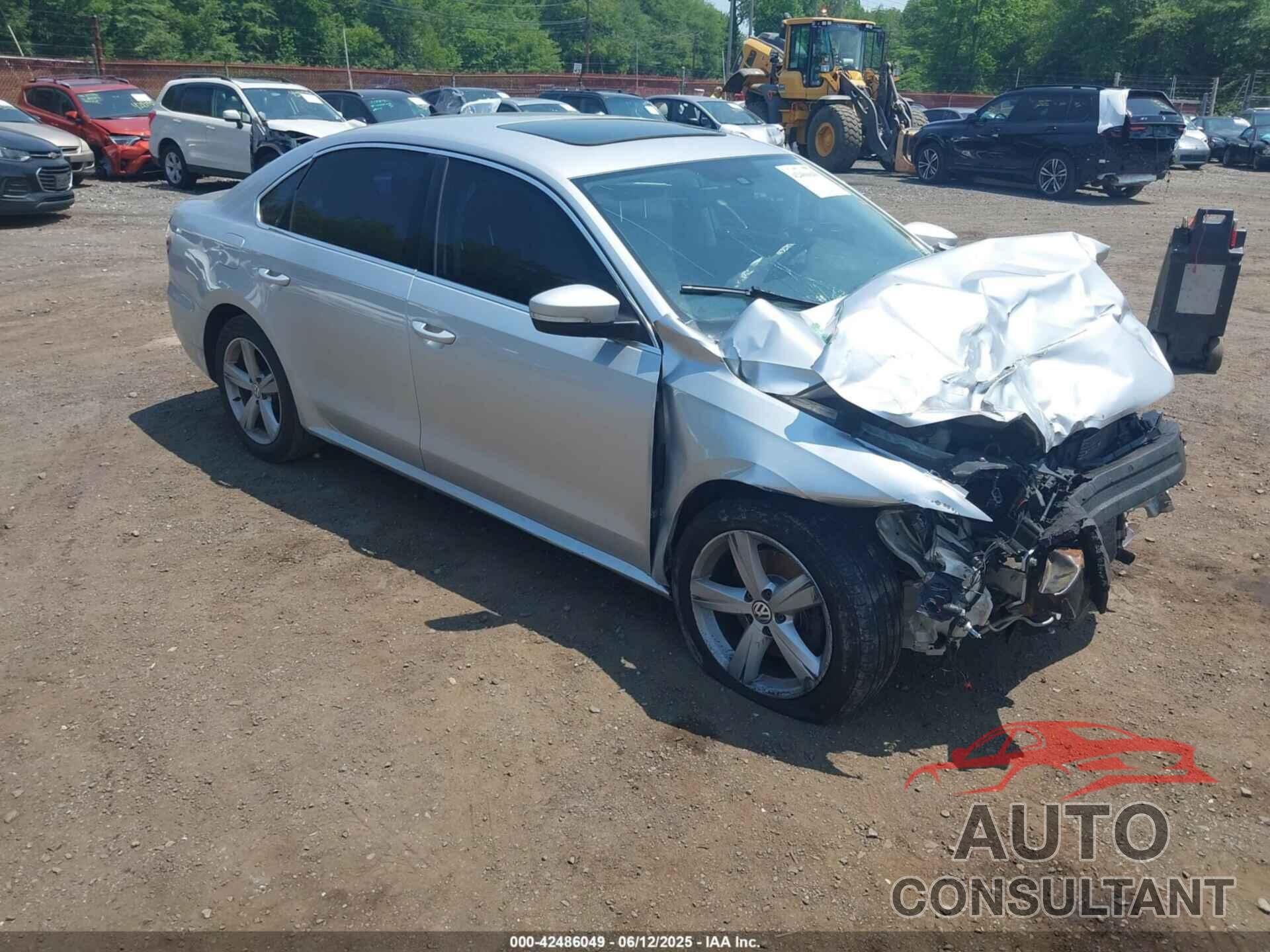 VOLKSWAGEN PASSAT 2013 - 1VWBP7A34DC116289