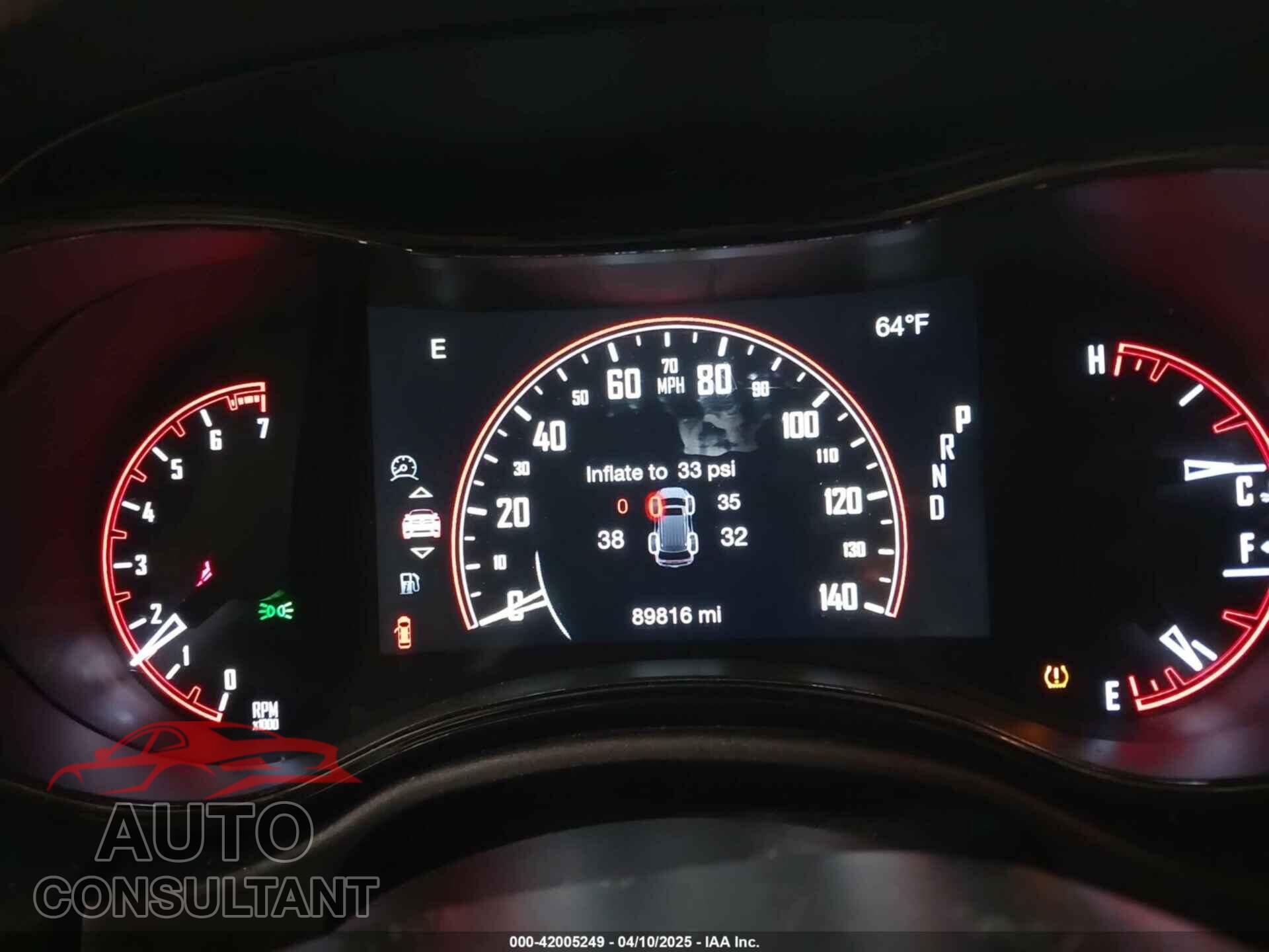 DODGE DURANGO 2019 - 1C4RDJDG1KC576335