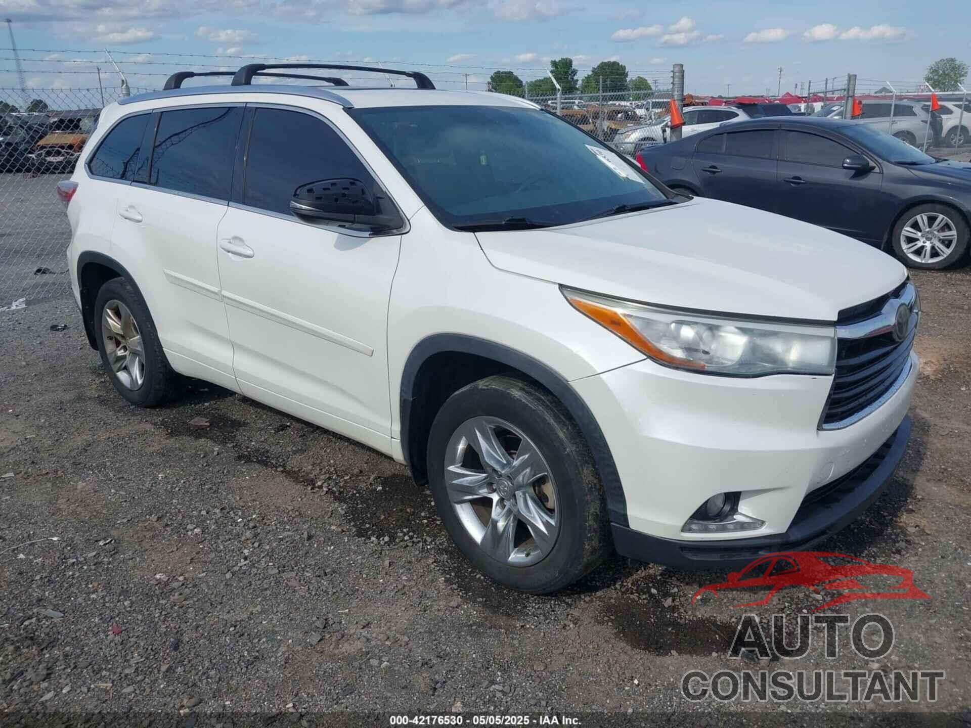 TOYOTA HIGHLANDER 2015 - 5TDYKRFH0FS048957