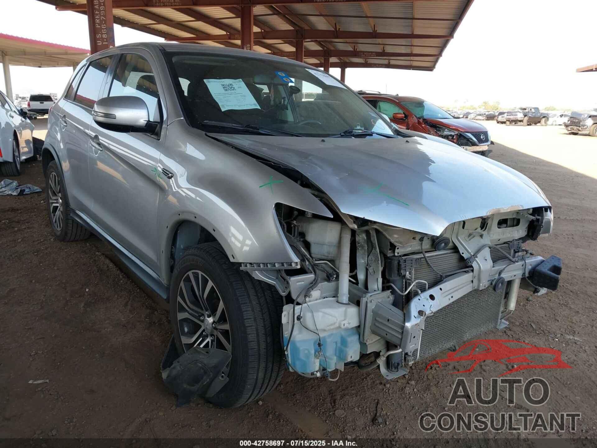 MITSUBISHI OUTLANDER SPORT 2018 - JA4AP3AU1JZ015259