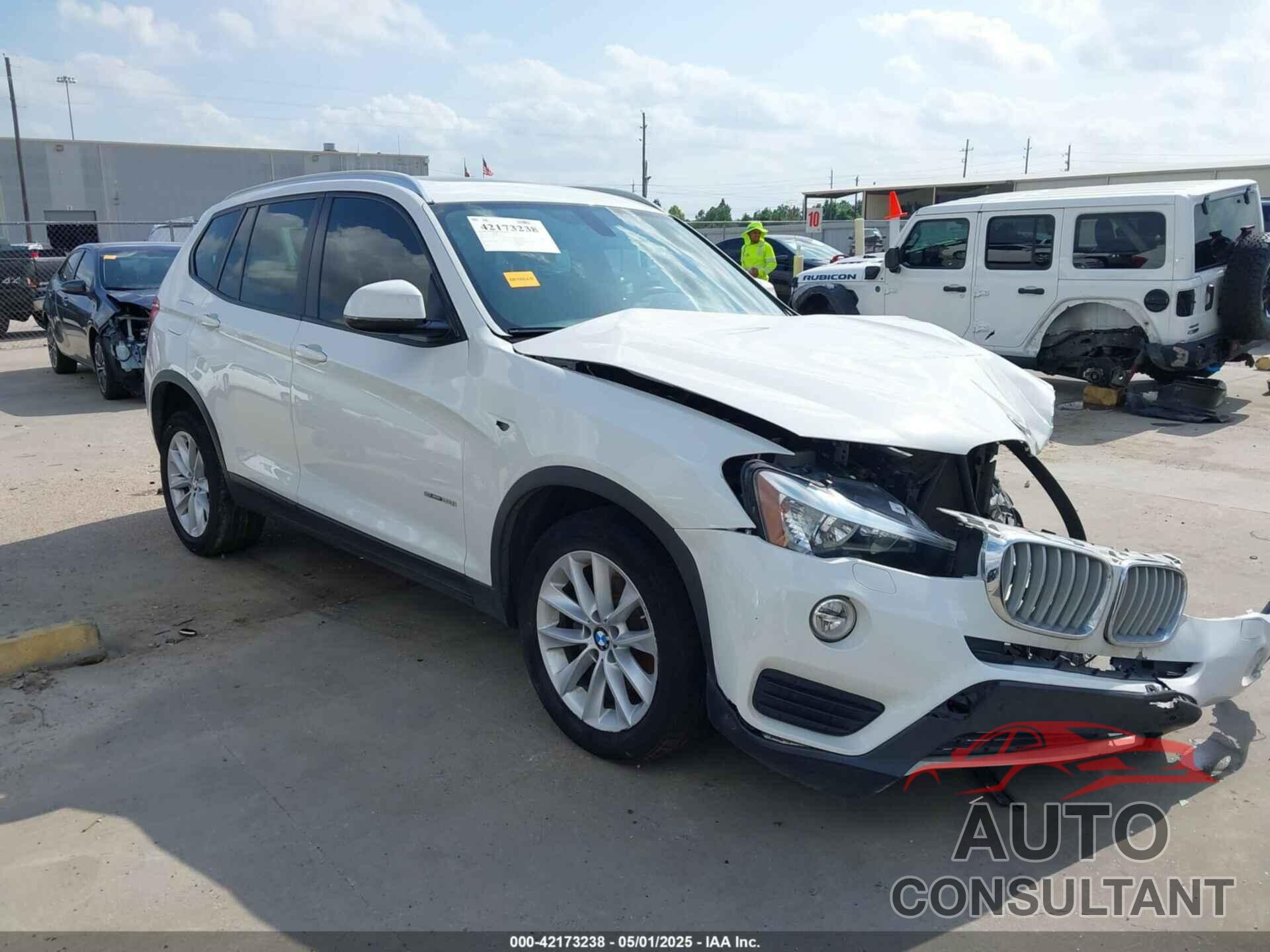 BMW X3 2017 - 5UXWZ7C56H0U45949