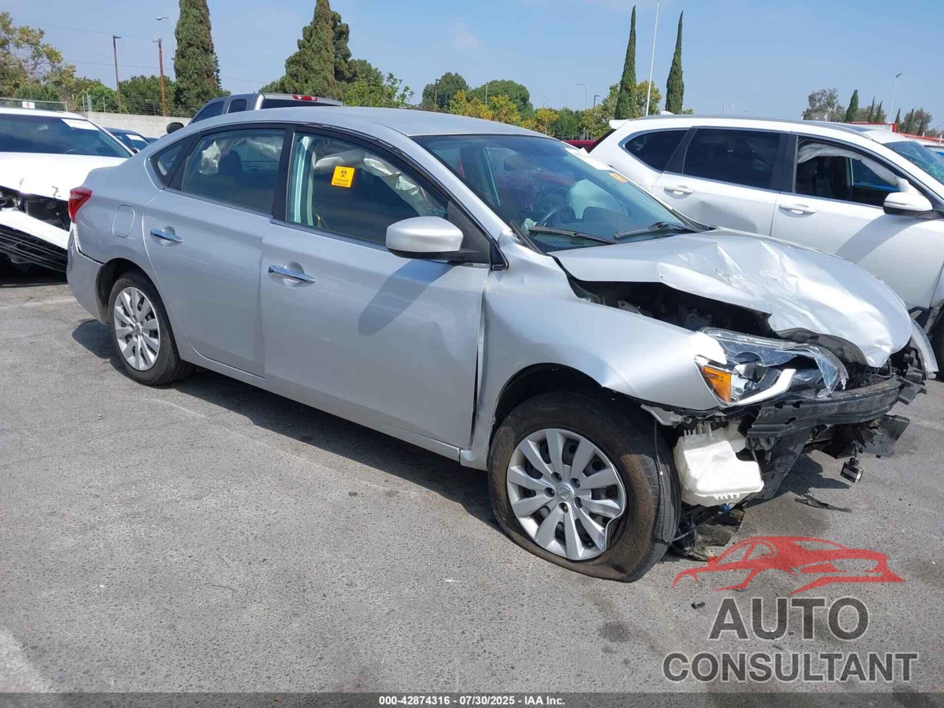 NISSAN SENTRA 2019 - 3N1AB7AP9KY249119