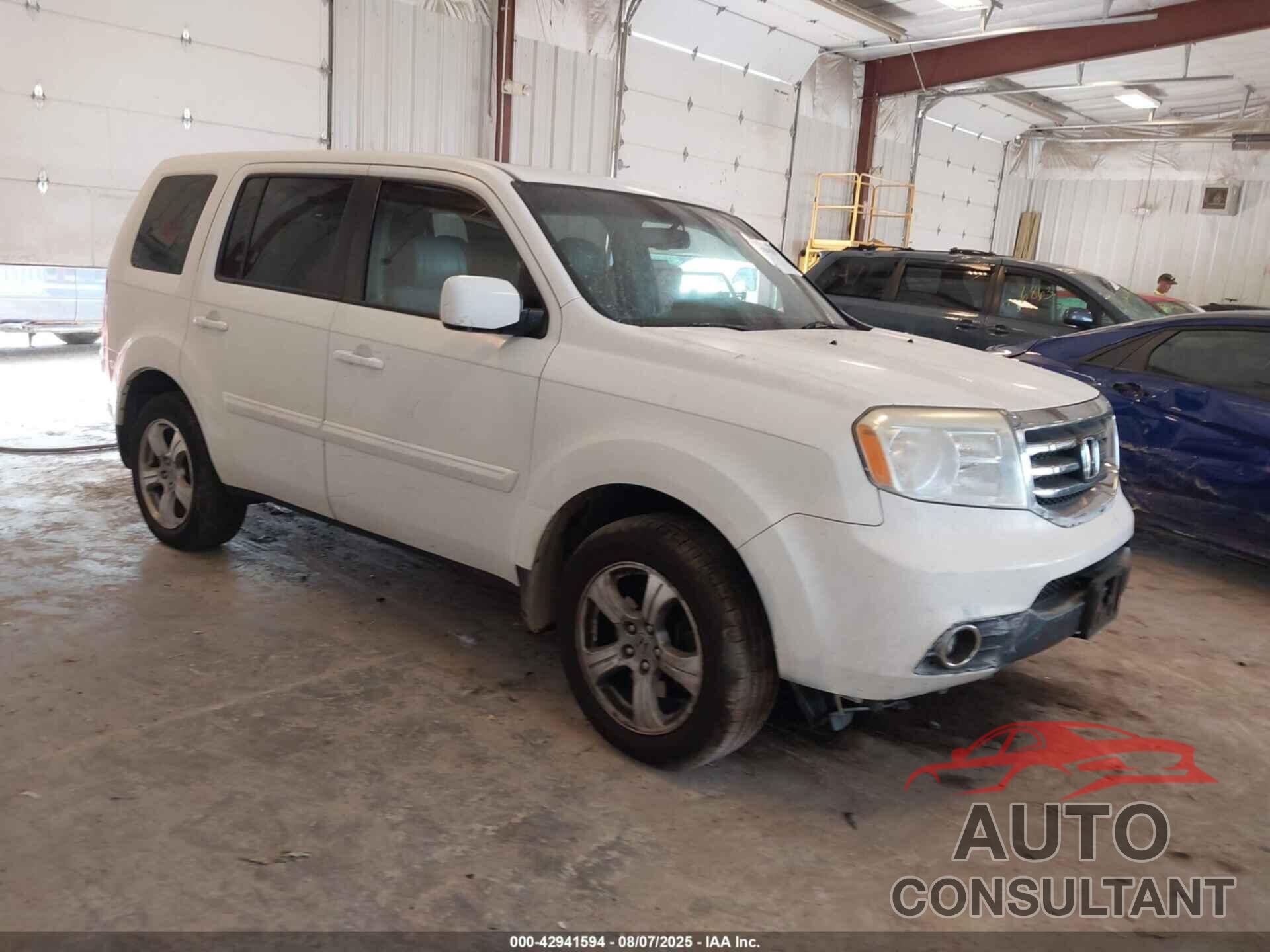 HONDA PILOT 2012 - 5FNYF3H51CB014479